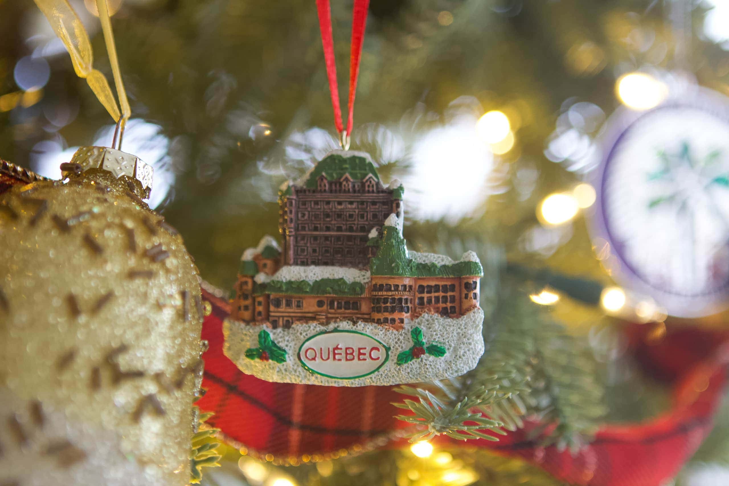 Christmas tree ornament from Quebec City