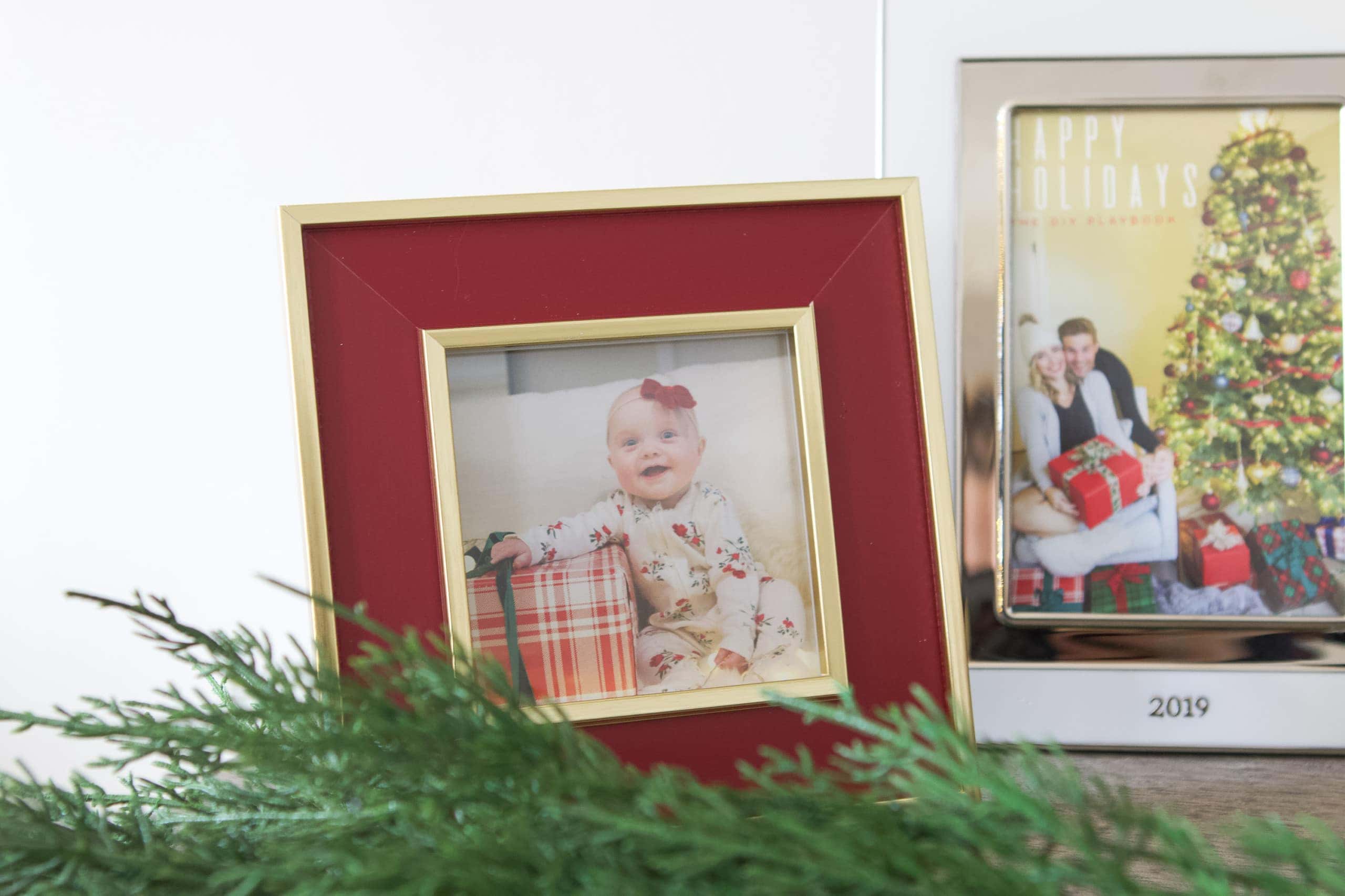 Framed pictures for each Christmas season