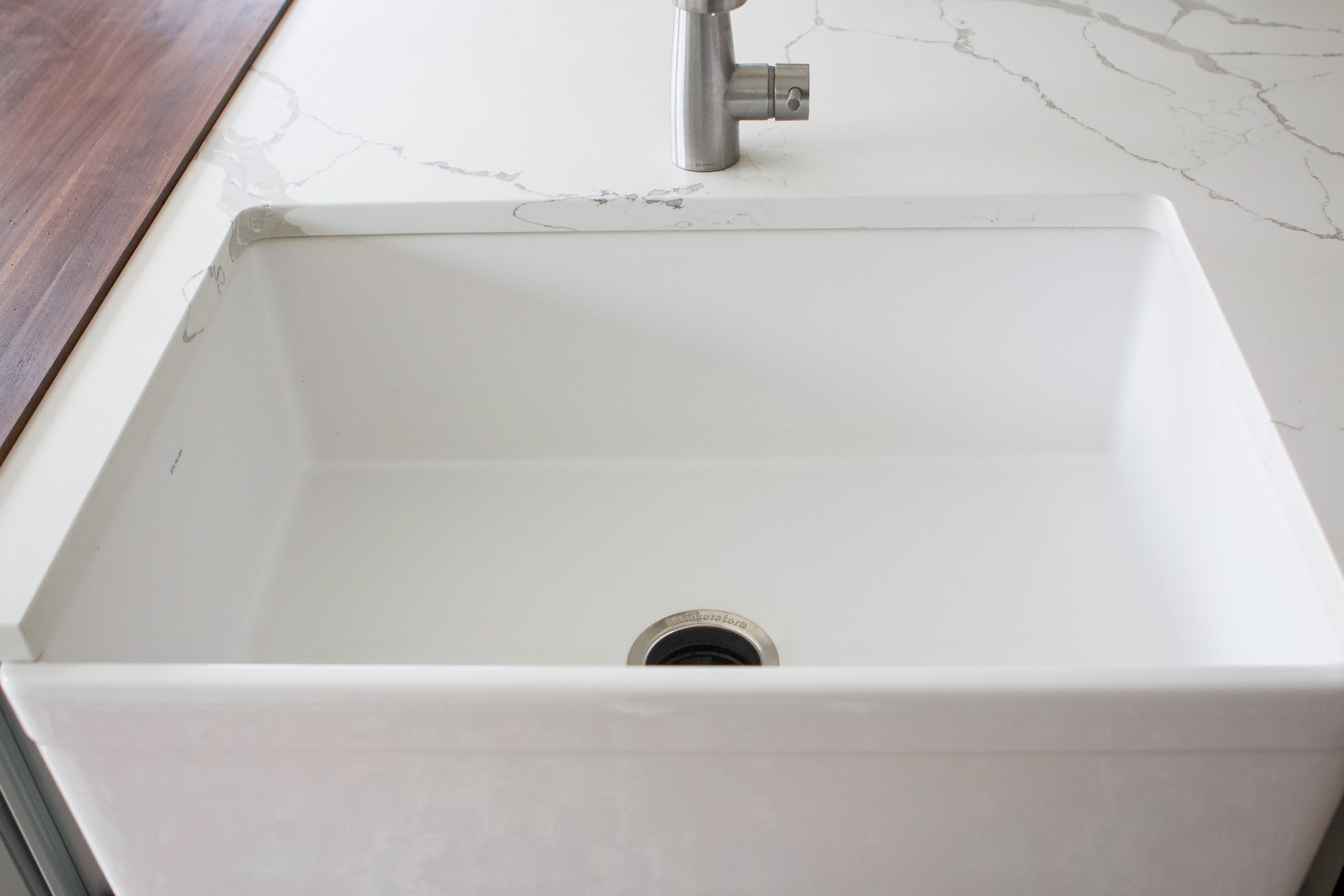 Our deep kitchen sink from Elkay