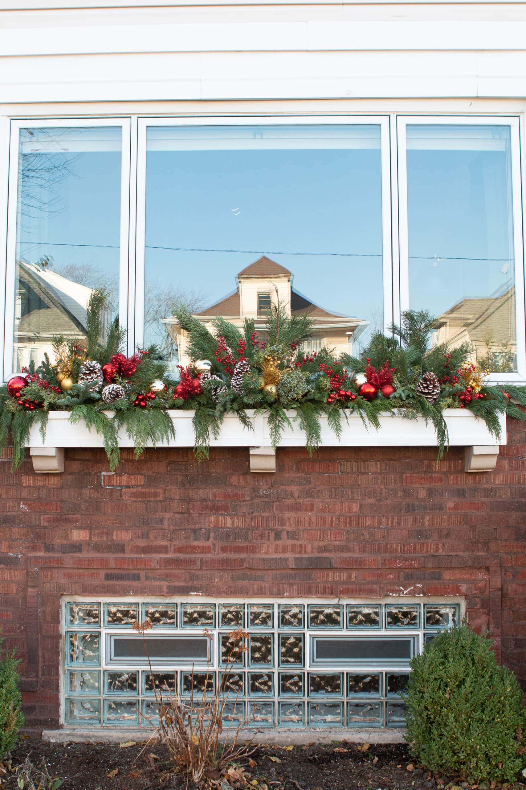 Creating a Christmas window box display