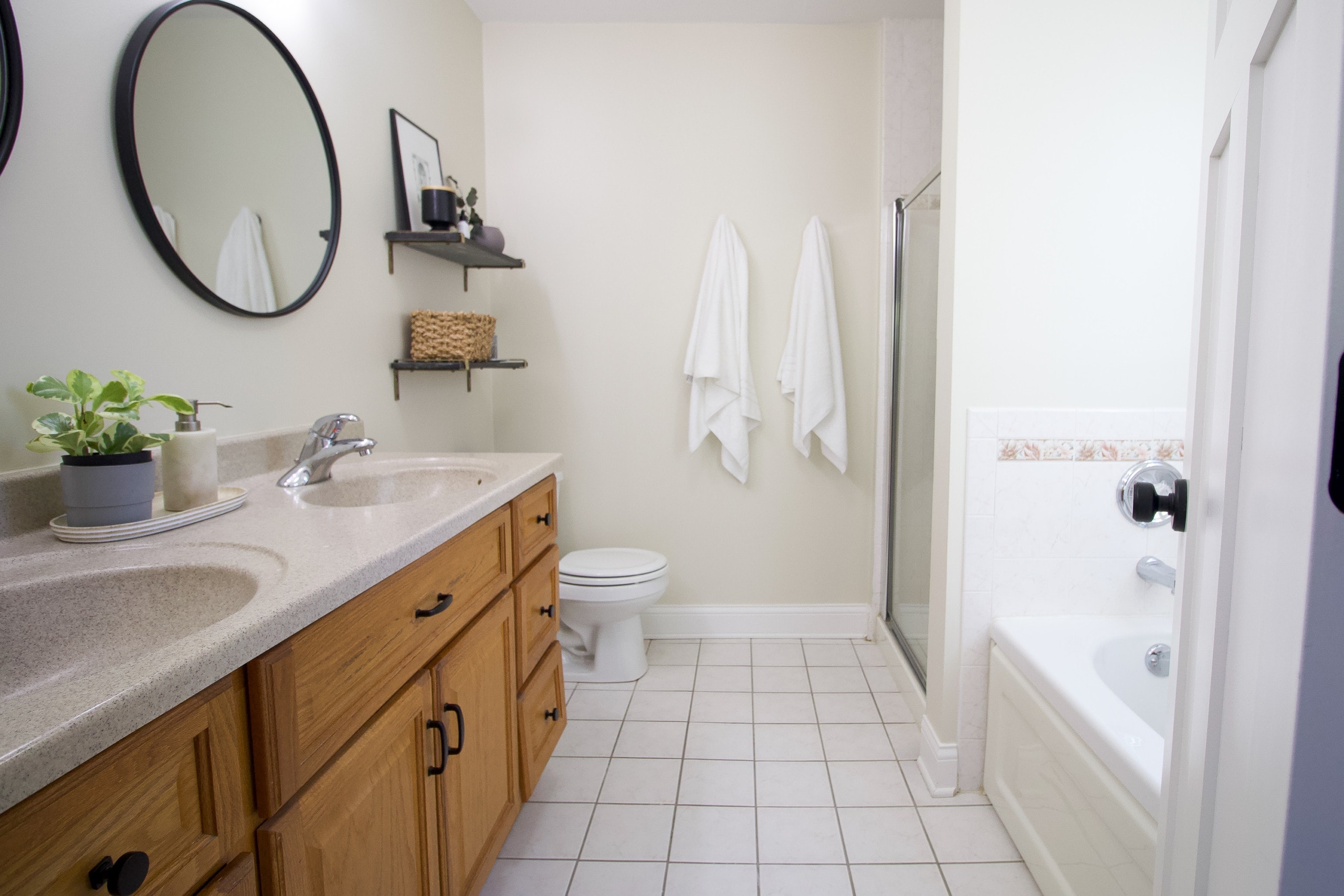 Our main bathroom before