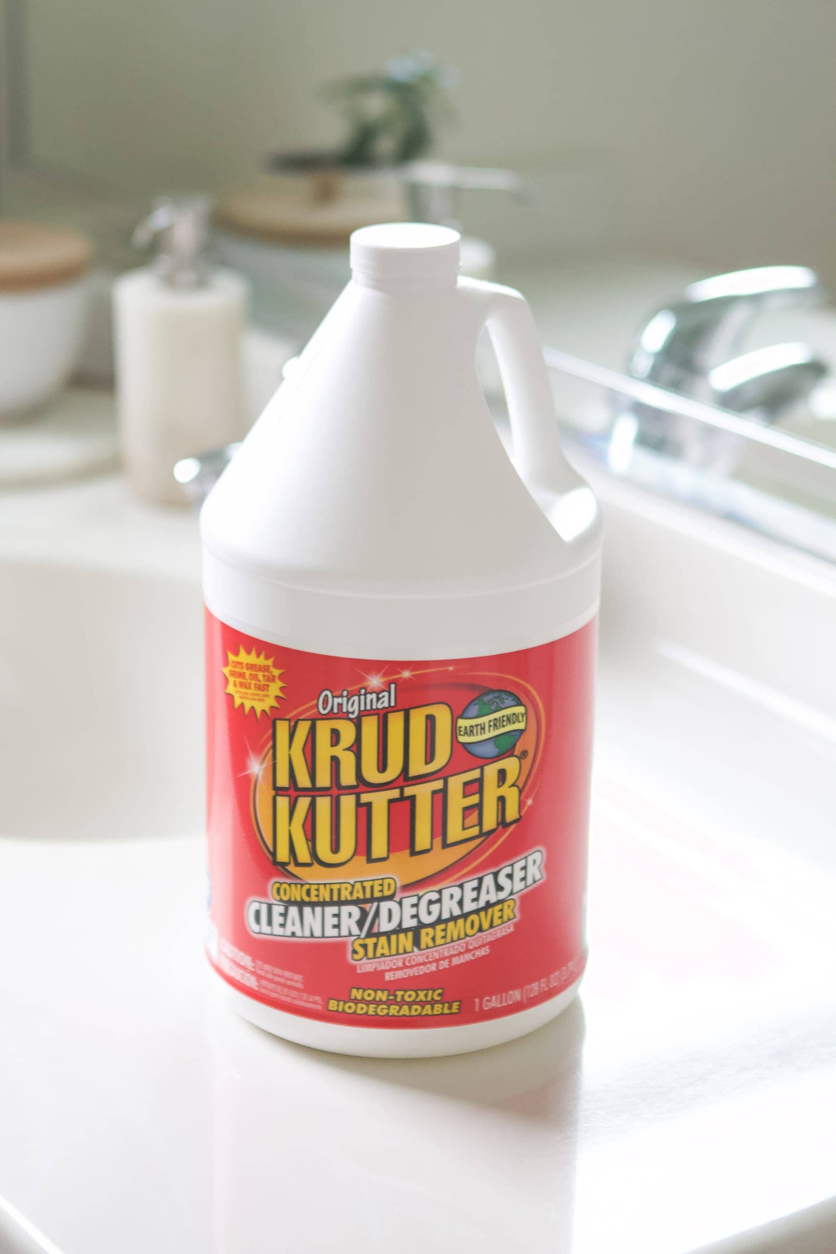 Use krud kutter to clean your floors really well