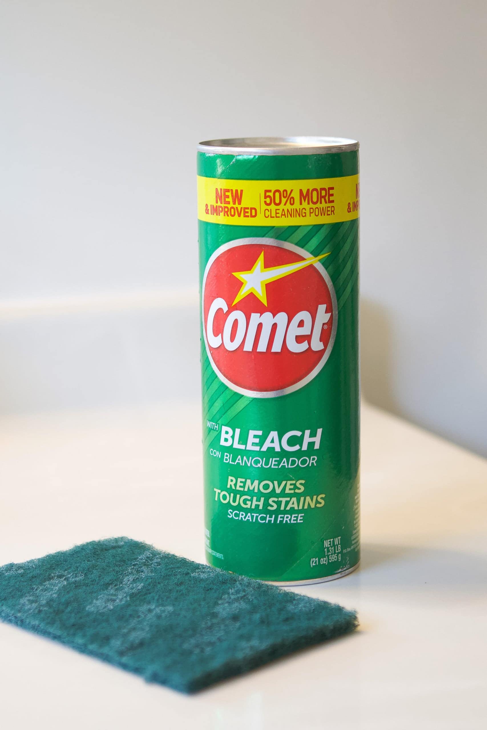 use a heavy duty cleaner like comet