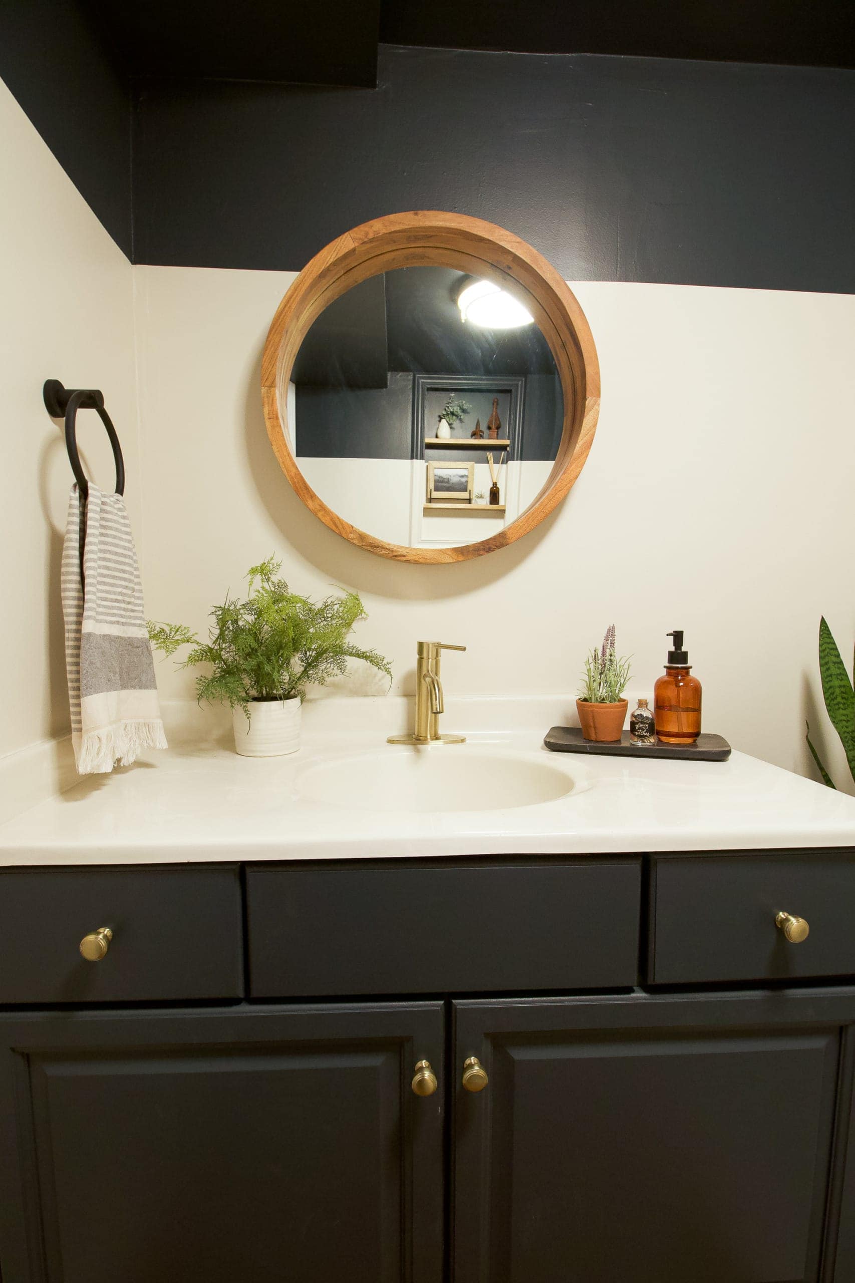 Our basement bathroom makeover