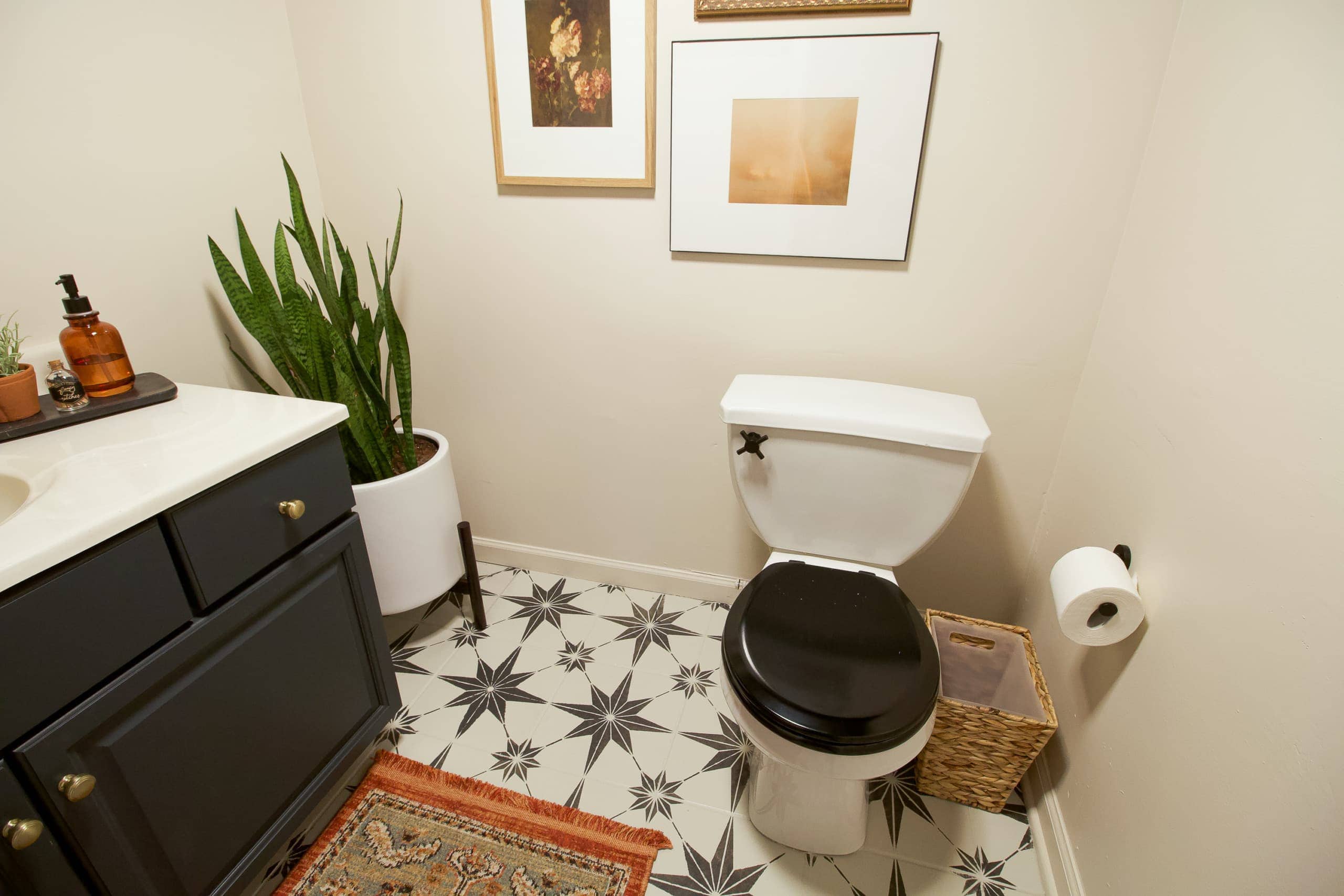 Our basement bathroom makeover