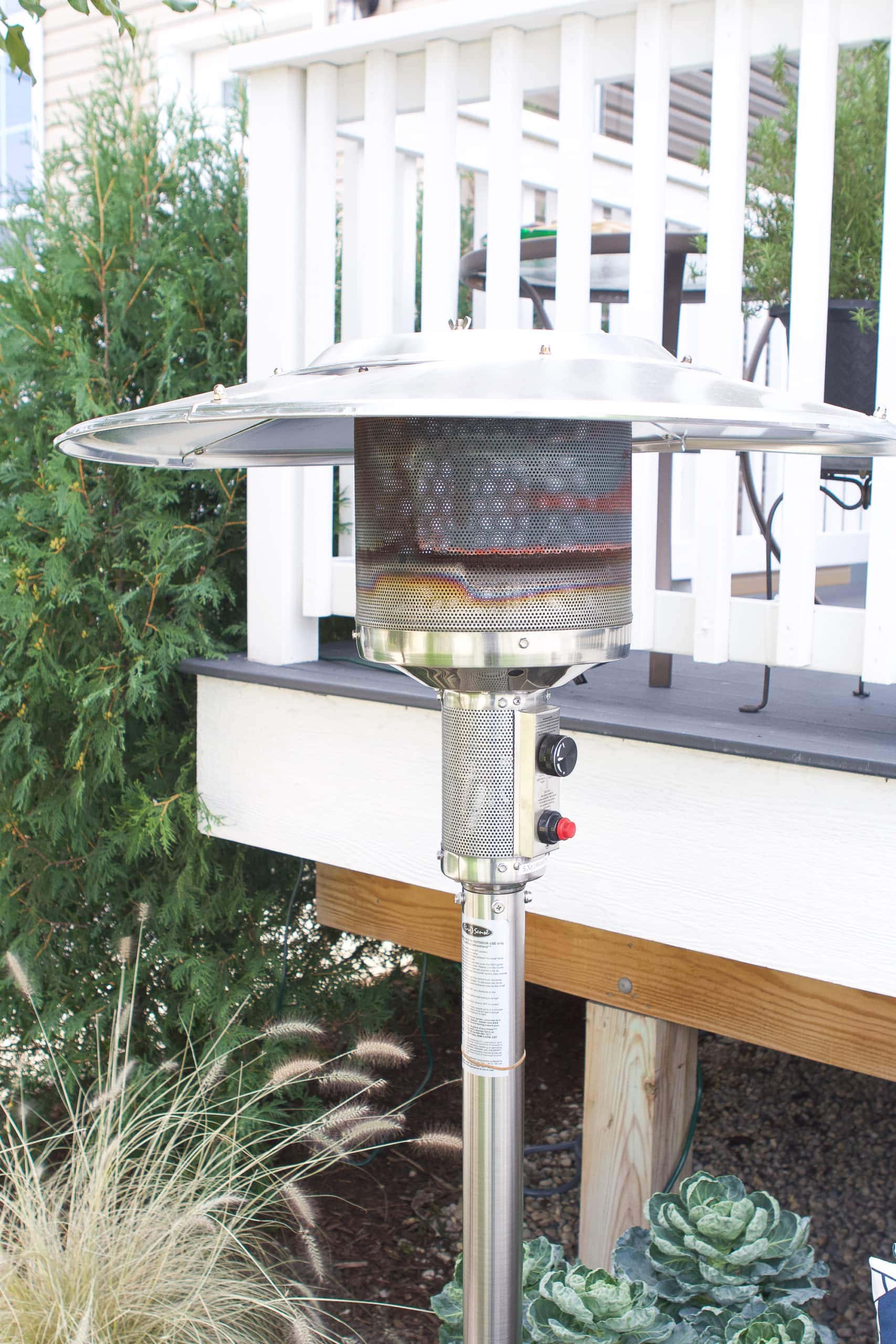 Gas patio heater