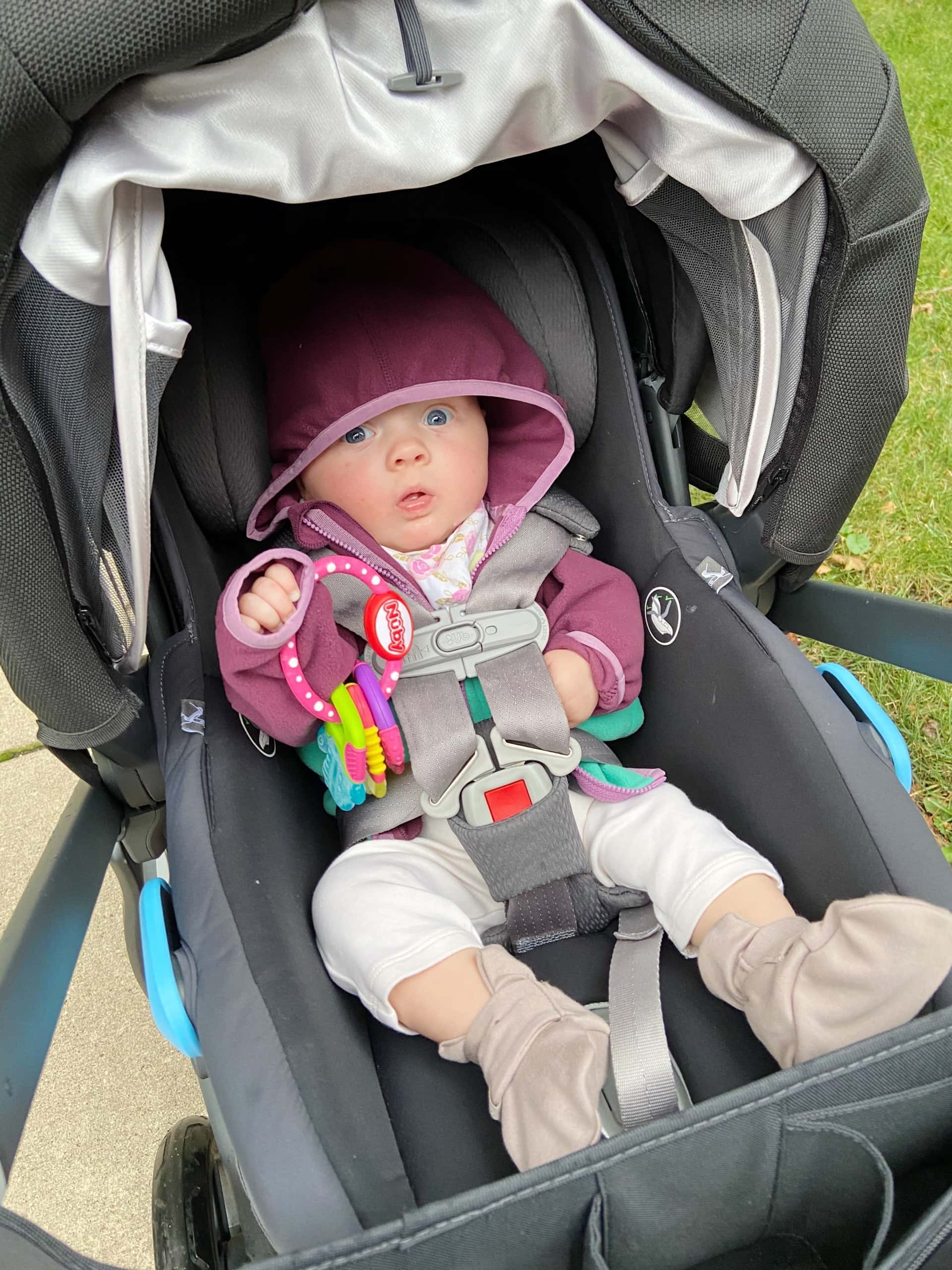 Walks in the stroller with Rory