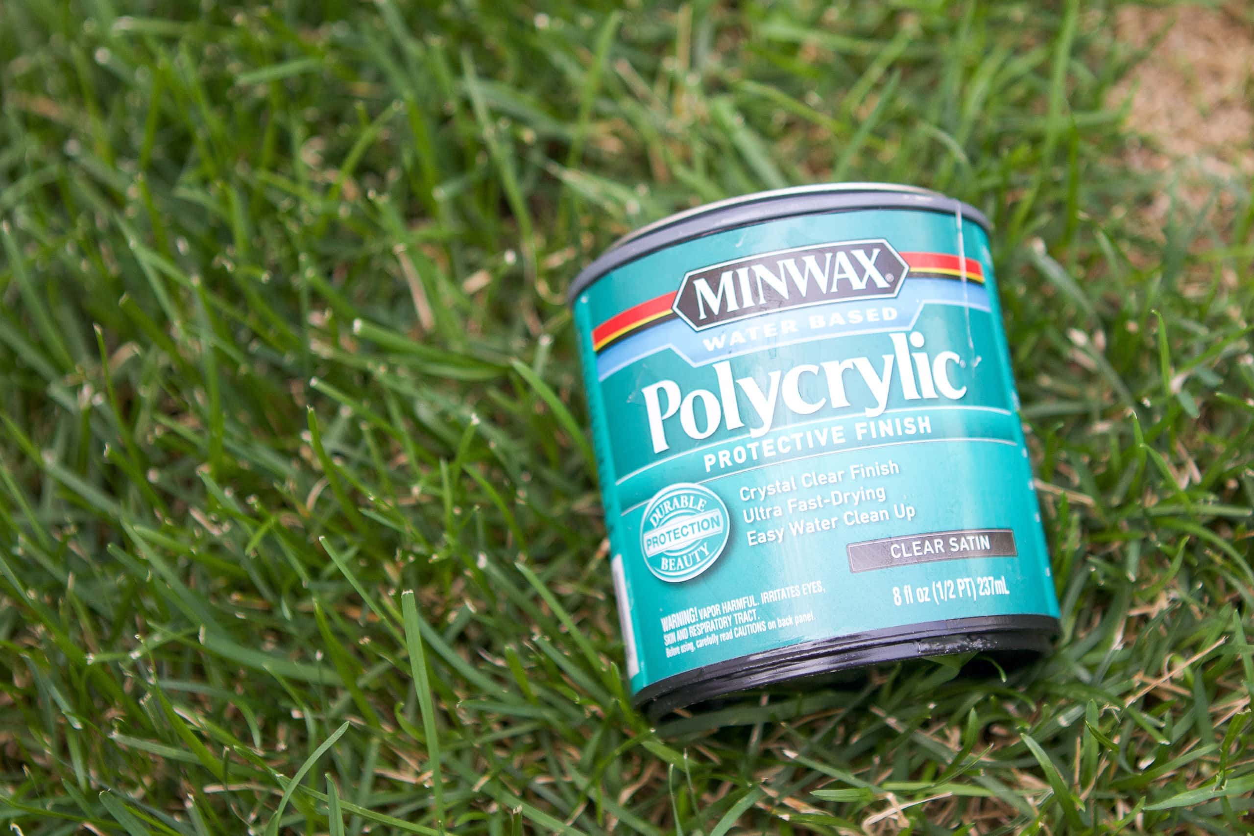 Polycrylic sealer for cornhole boards