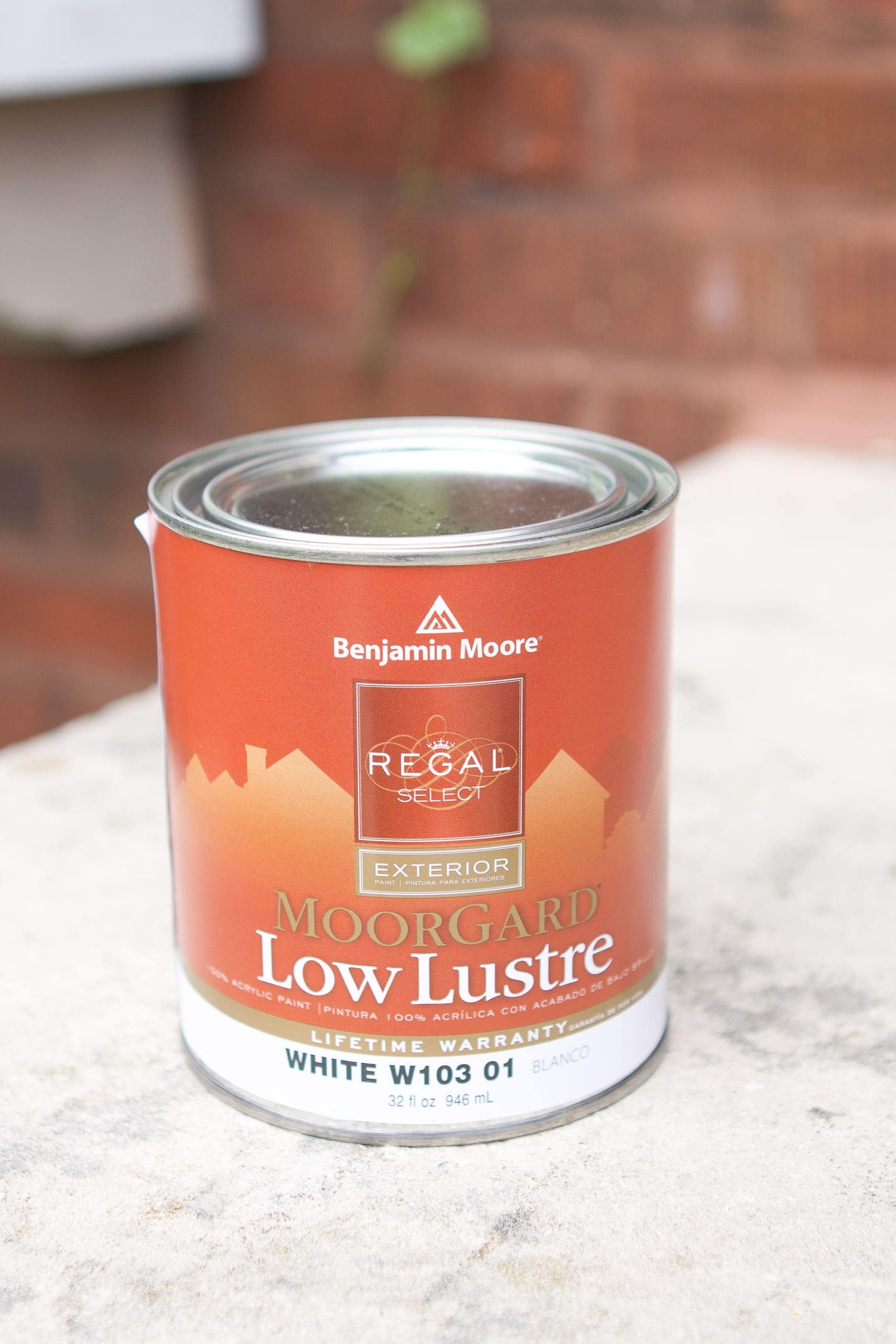 Low lustre paint from Benjamin Moore