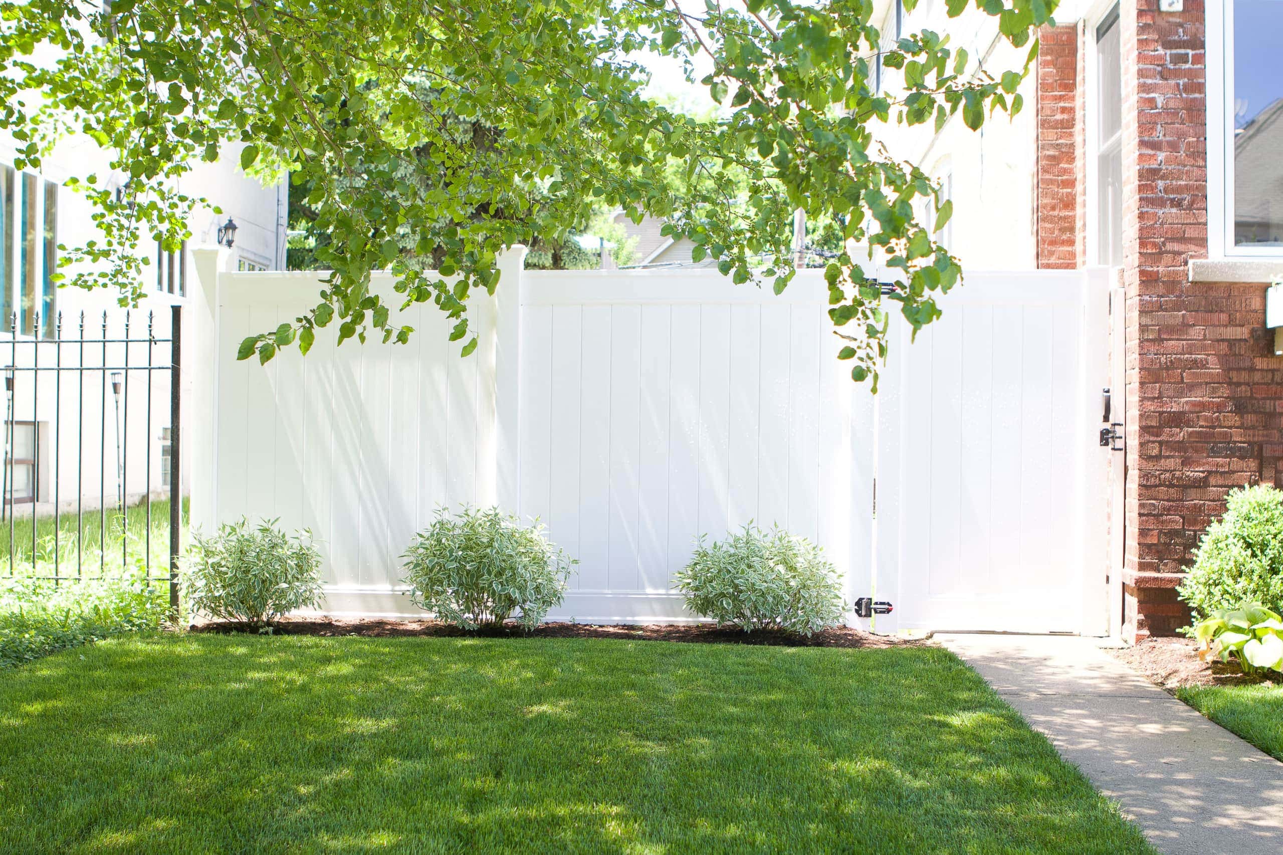 New white fence