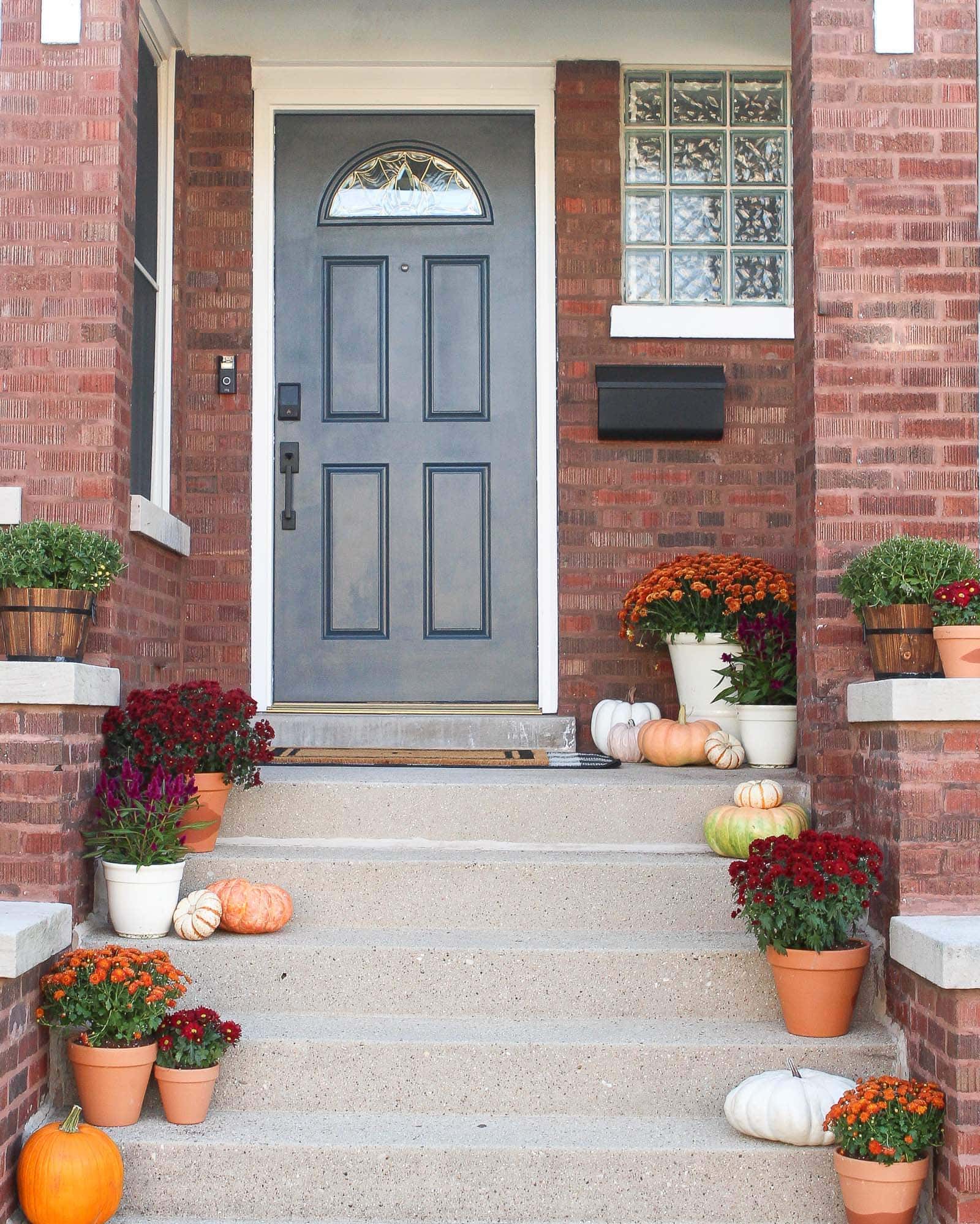 Our fall front porch