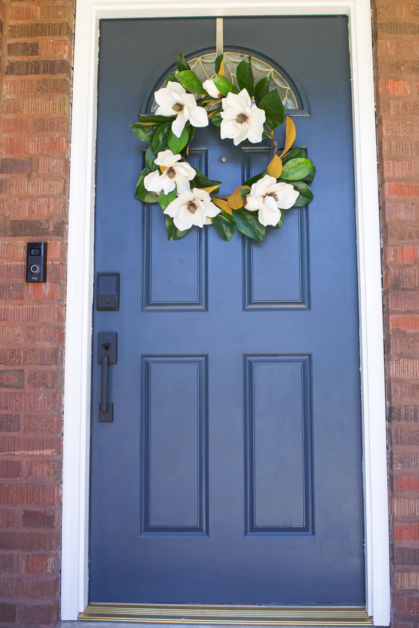 Our blue front door