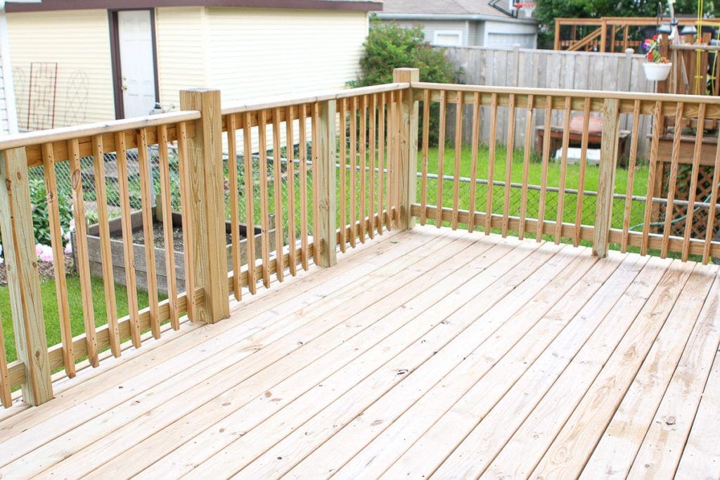 Our deck before