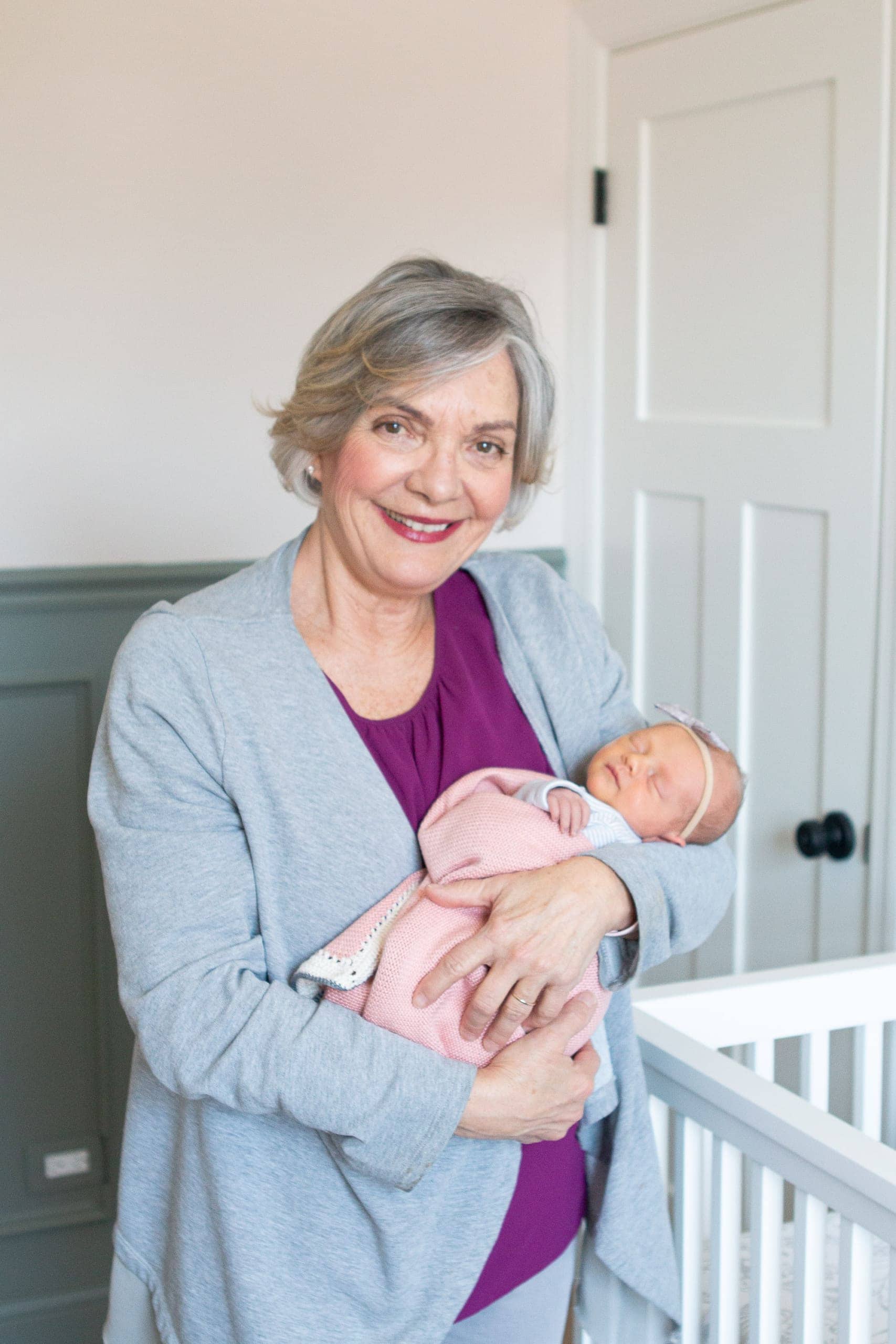 Jan and Rory in the nursery