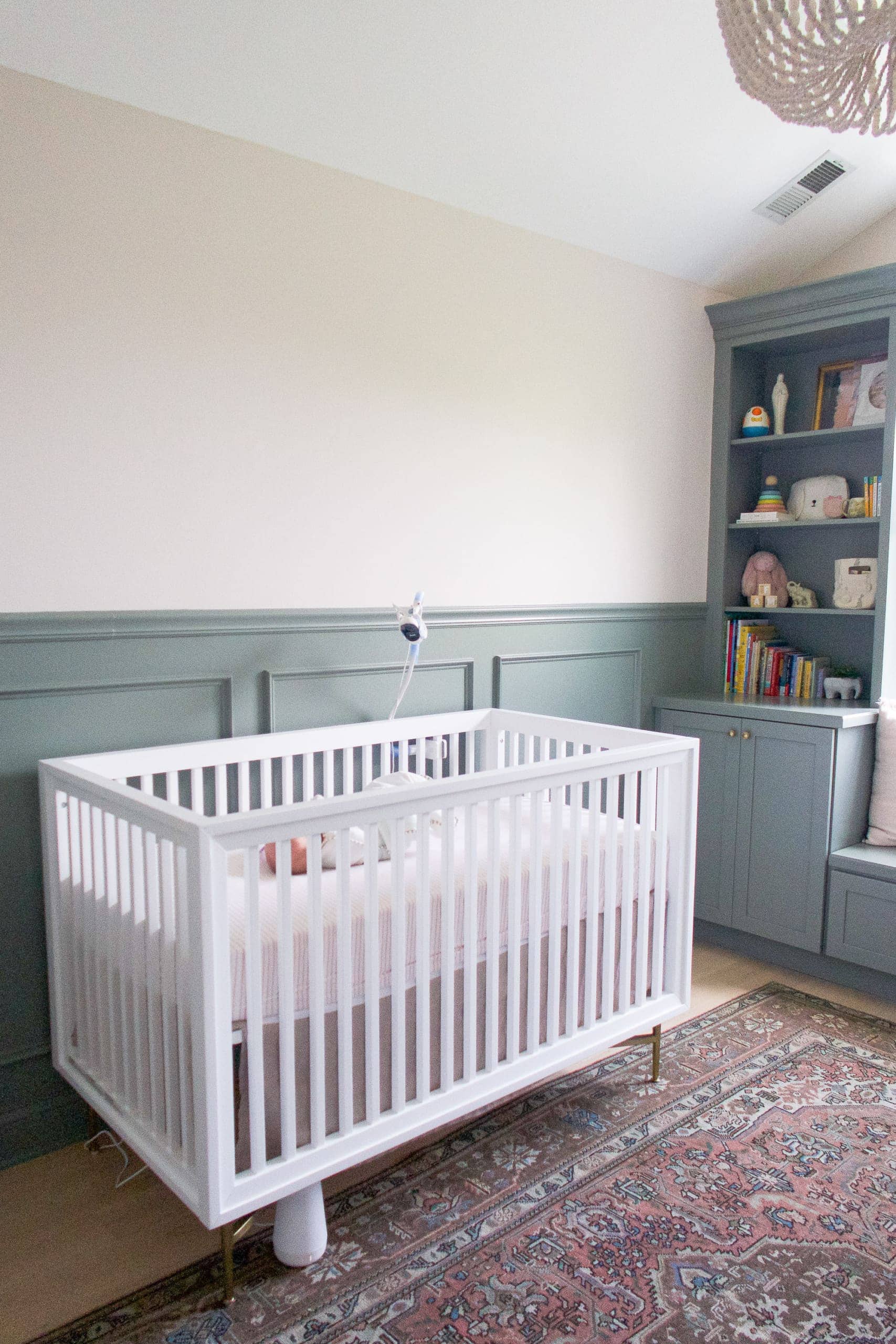 Rory sleeping in her crib