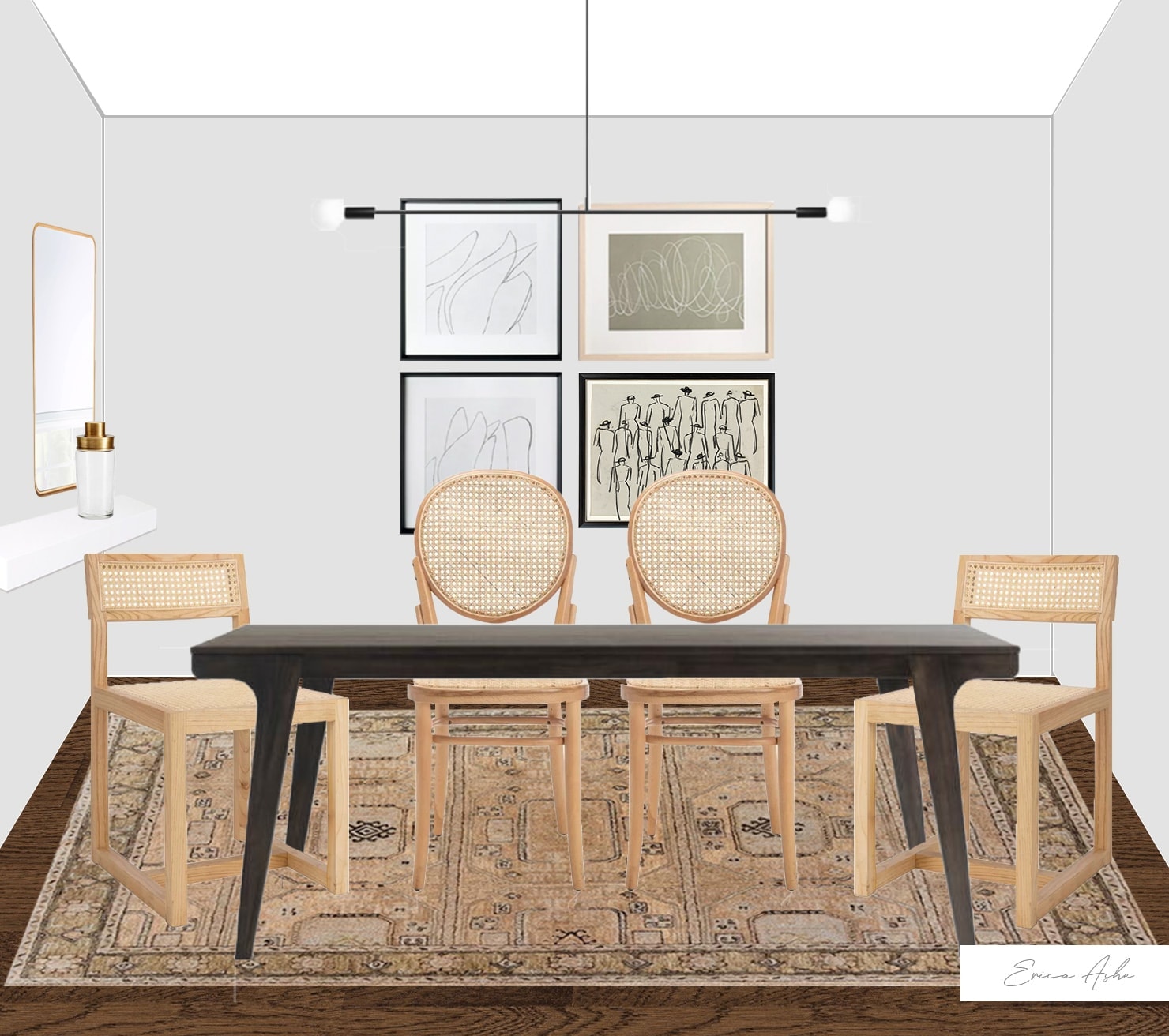 Designing a dining room in the city