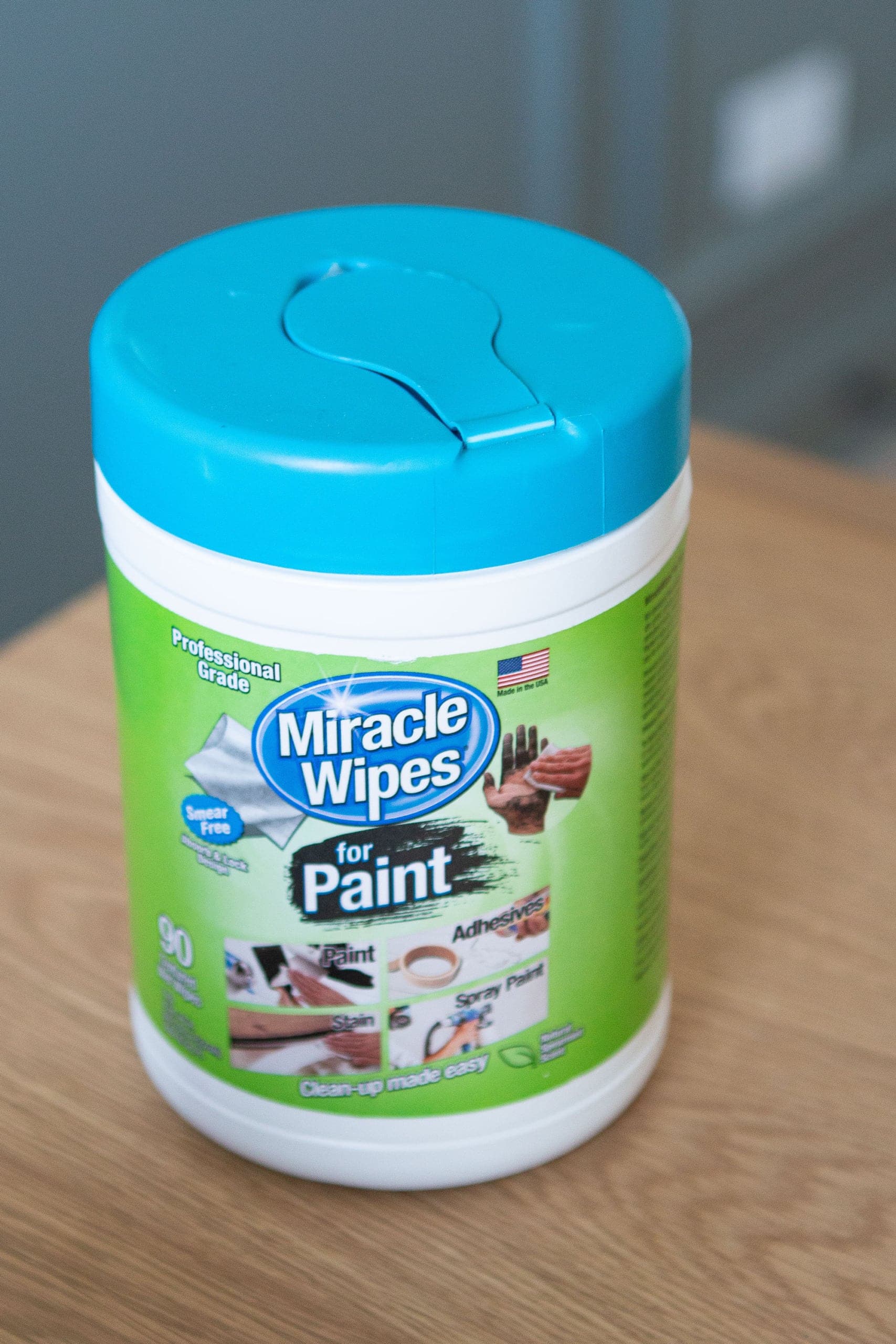 Use magic wipes to clean up