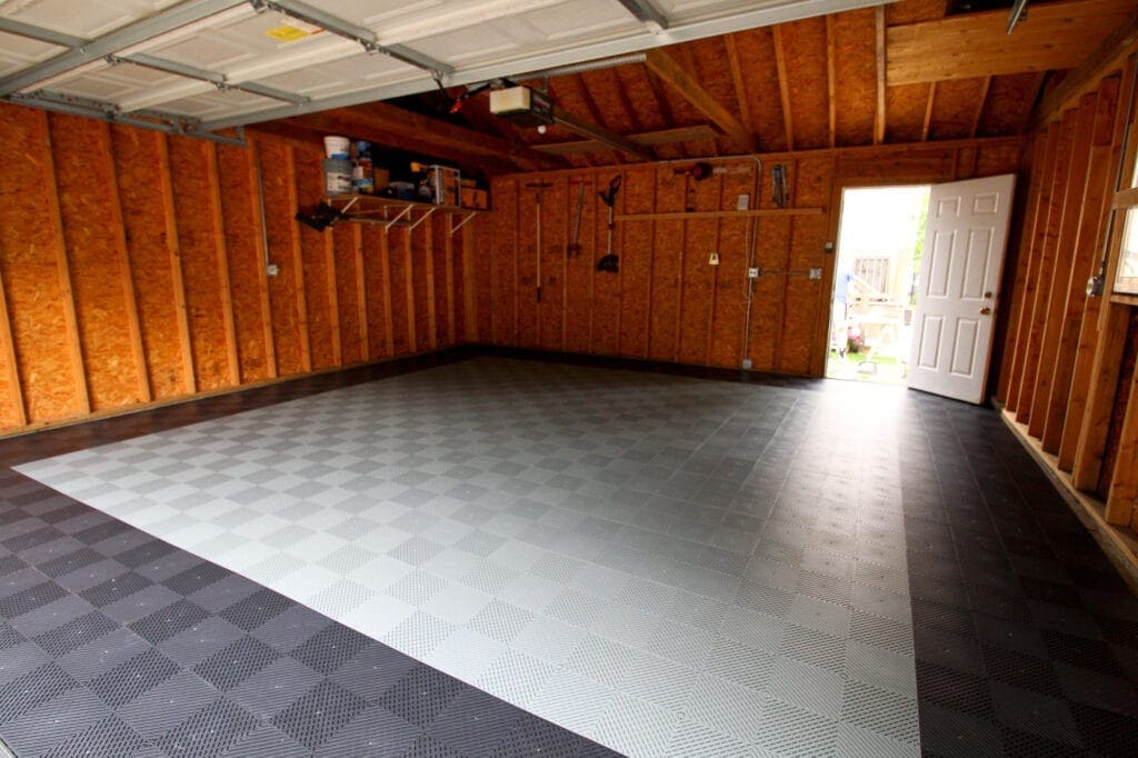 Our garage flooring