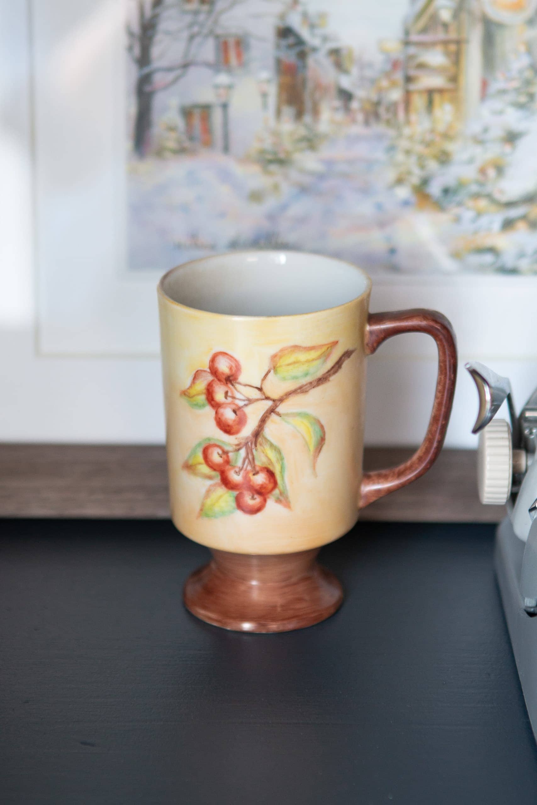 Painted mug from my great-grandmother