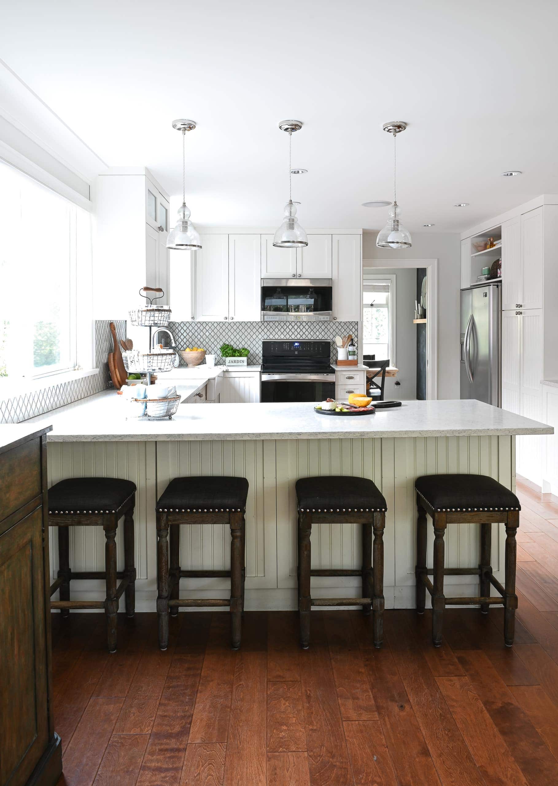 Kerri's Vancouver home with white kitchen