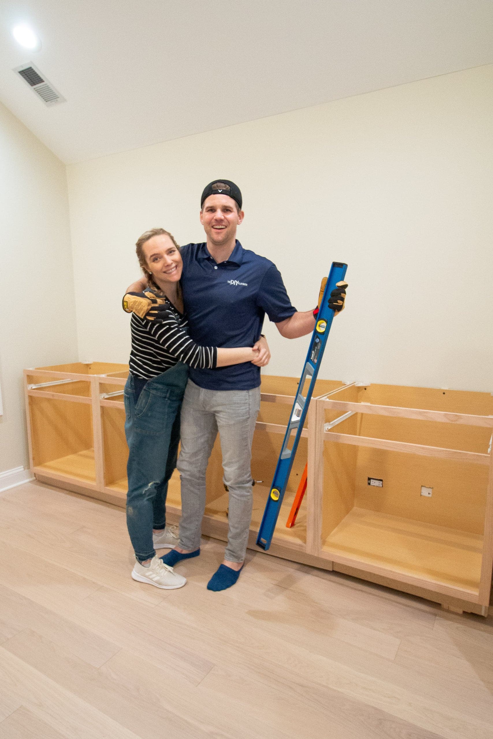 How to install DIY built-in cabinets