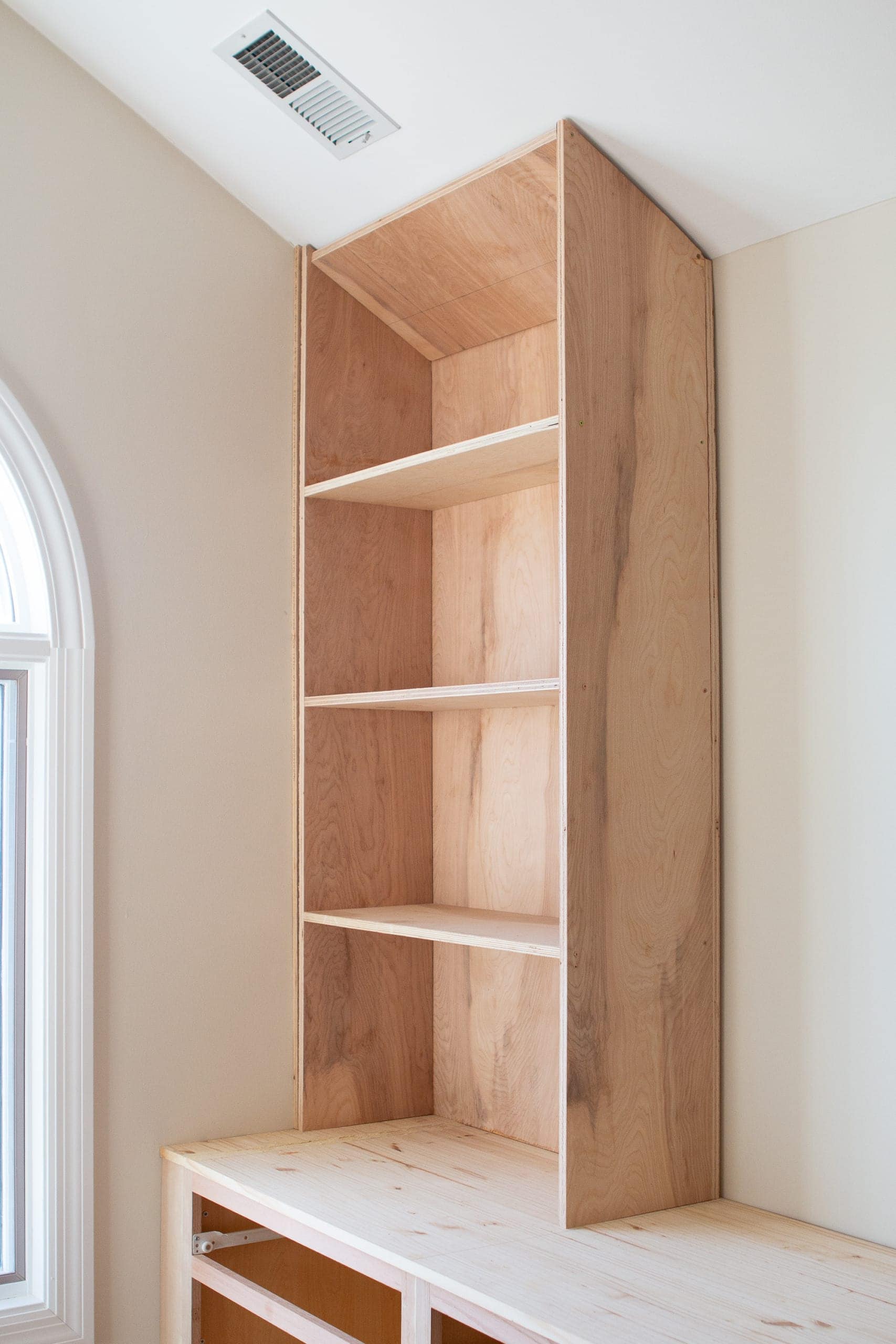 DIY bookshelves 