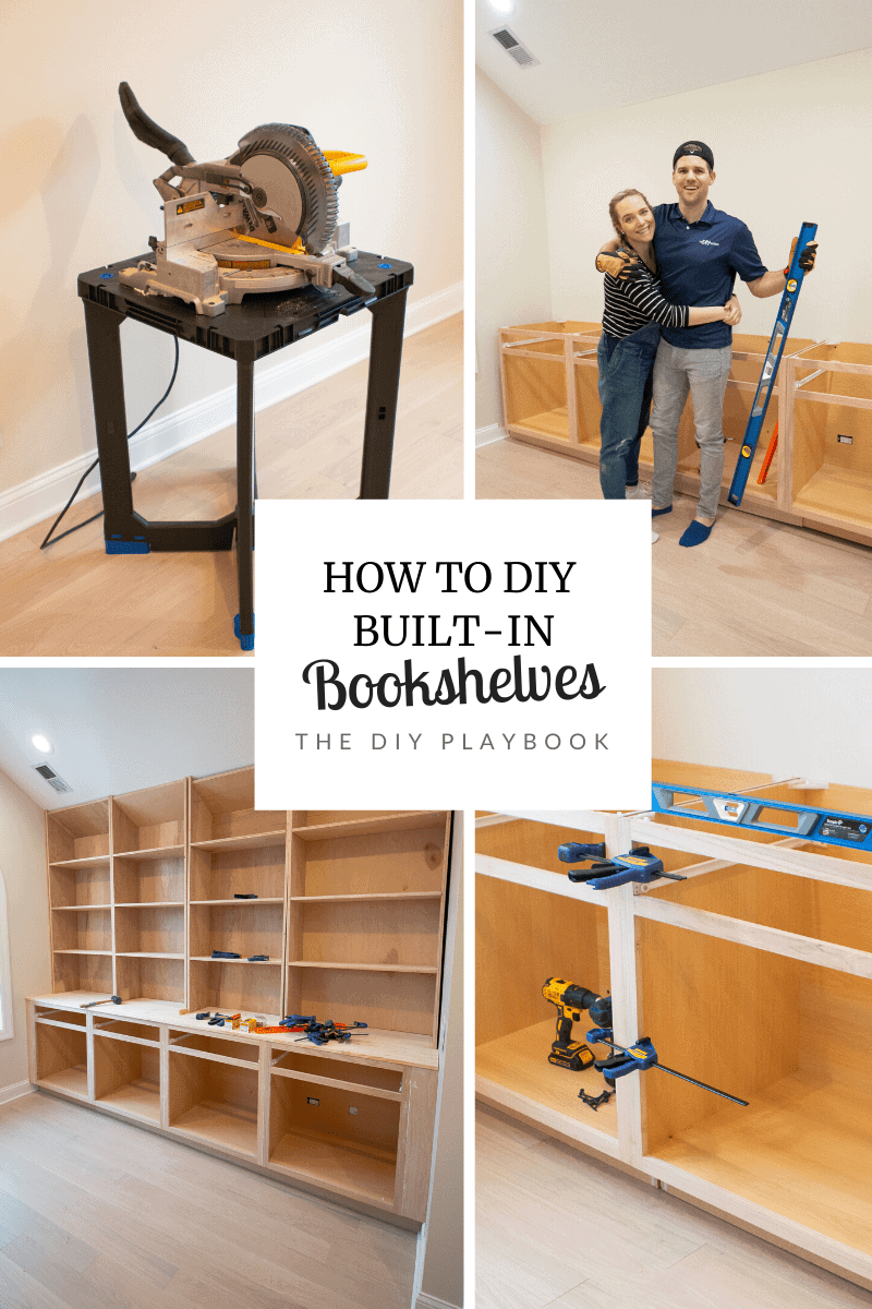 How to DIY built-in cabinets and bookshelves