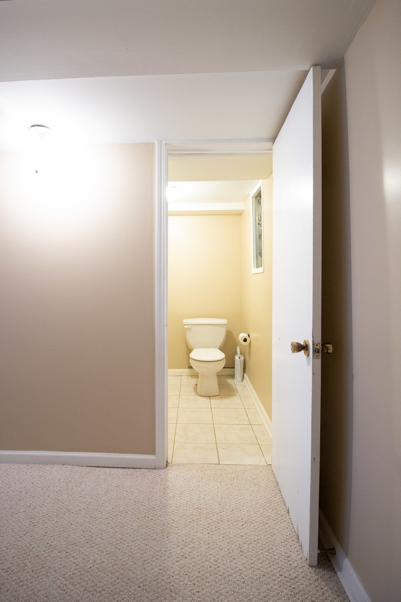 Our basement bathroom