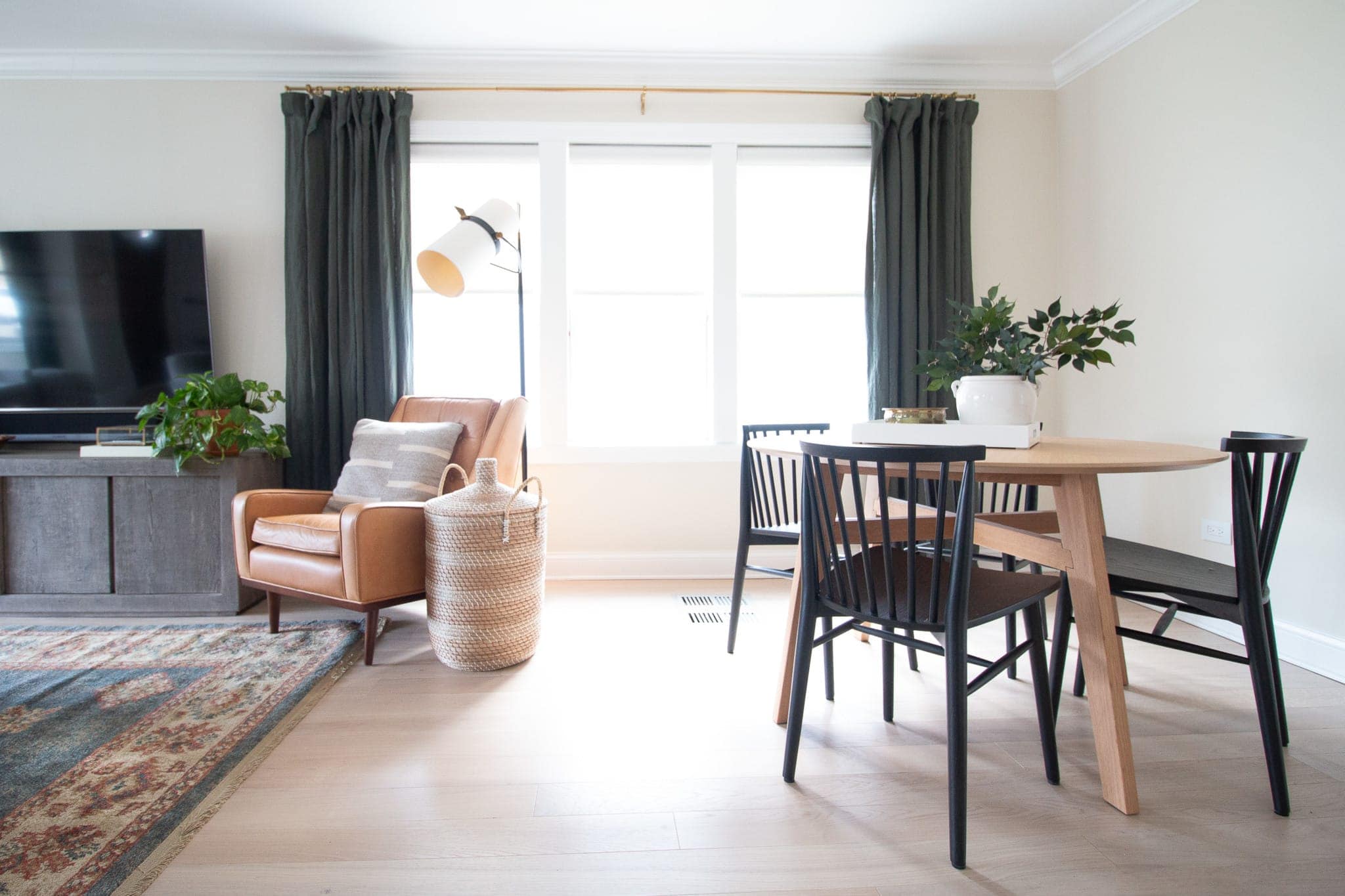 Modern organic living room