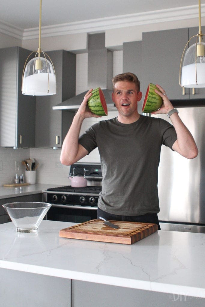 How to cut a watermelon