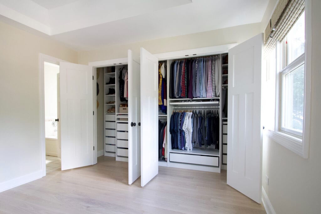 closet before and after makeover