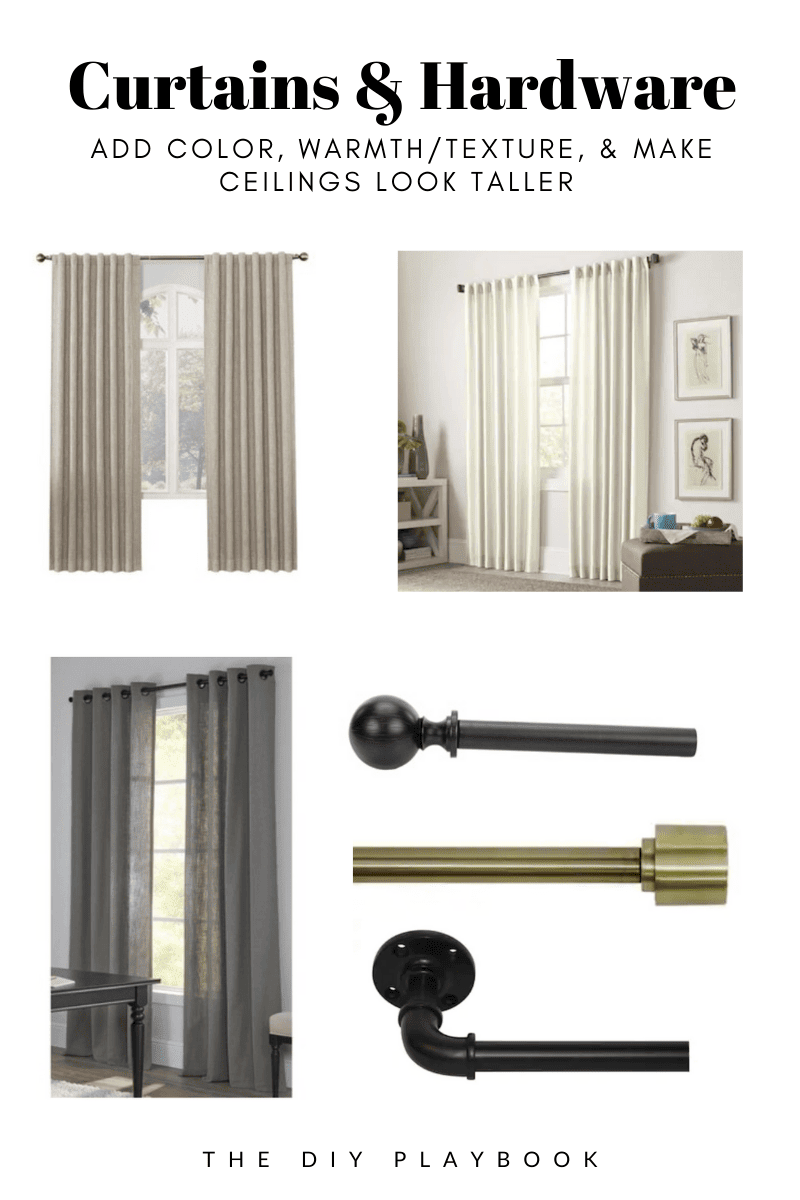 Curtains and hardware for your home
