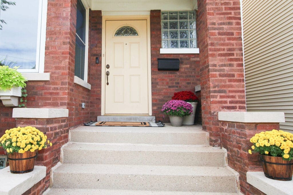 Our fall front porch