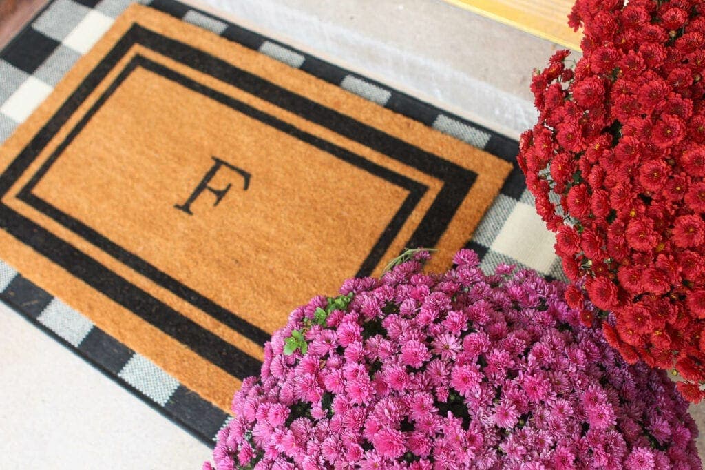 Our new fall doormats