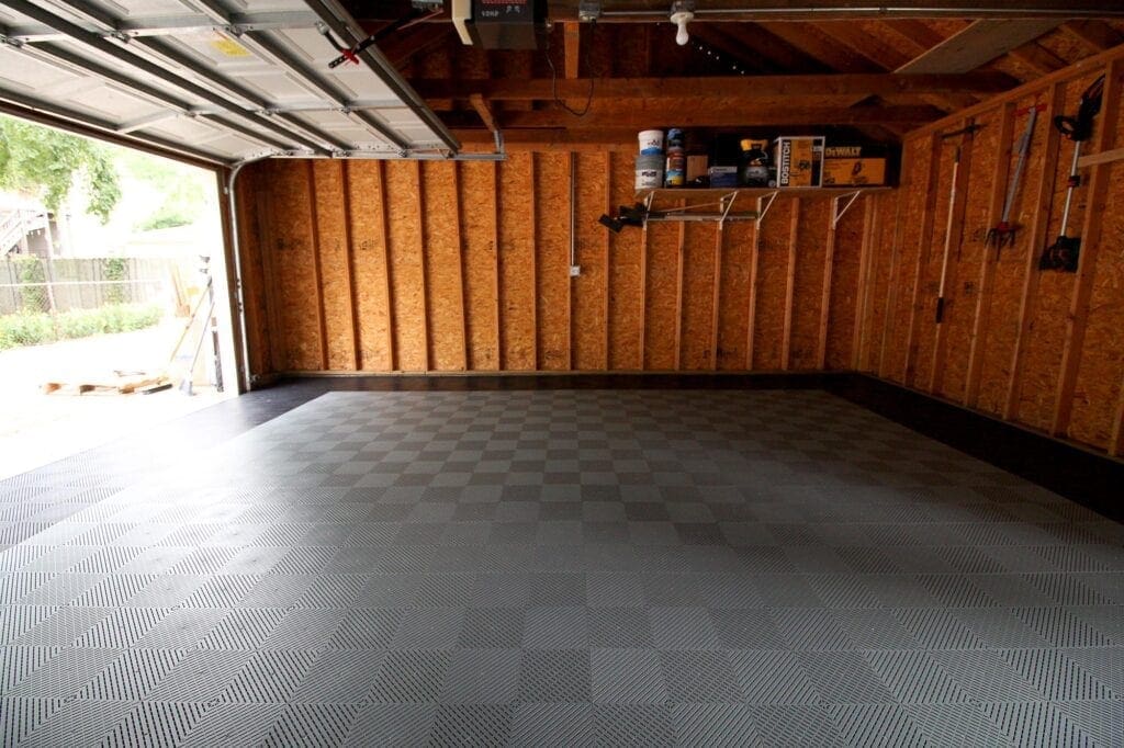 Our new garage floor