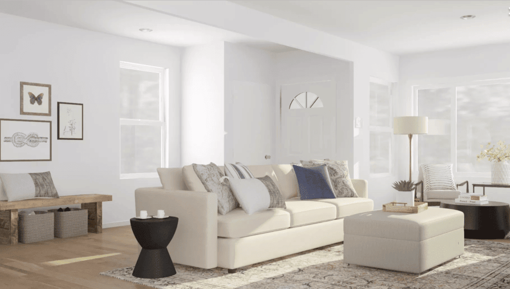 Choosing the perfect living room layout with Modsy