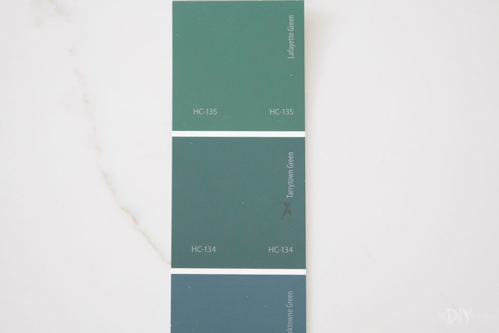 Tarrytown green paint swatch