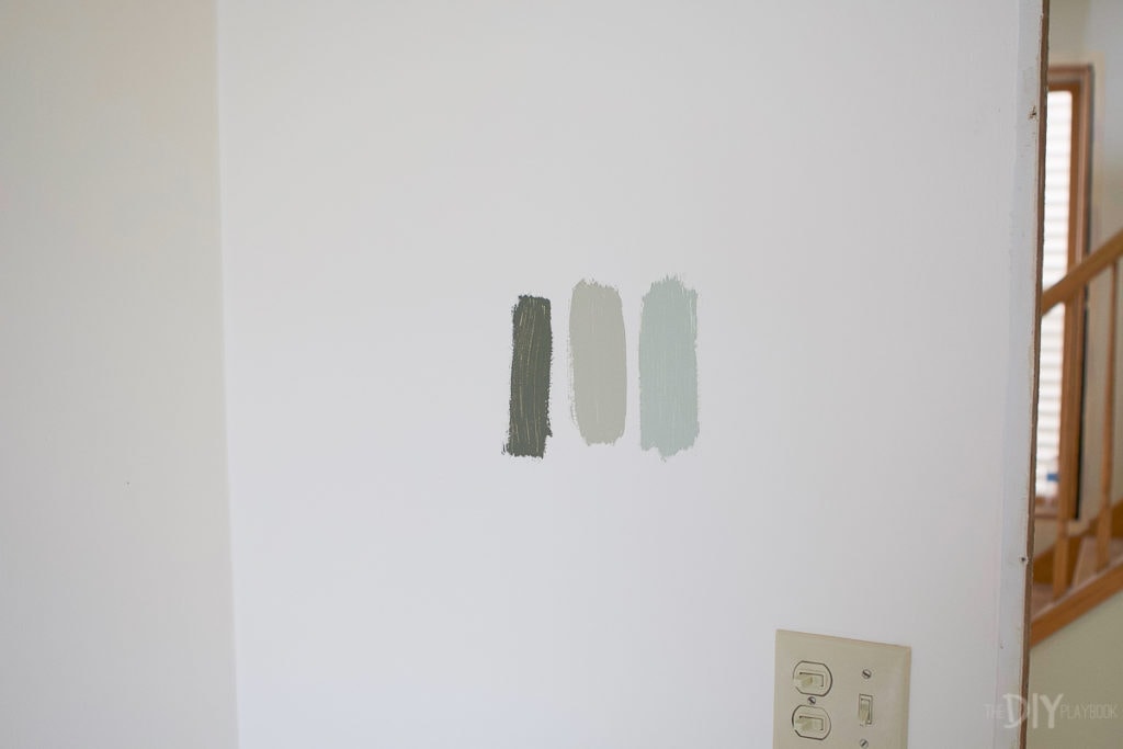 Sage paint colors in the bathroom