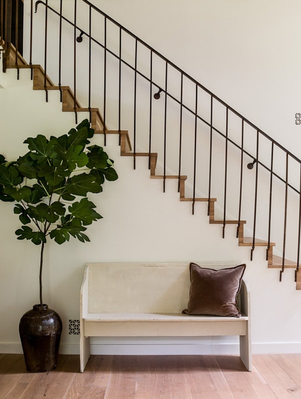 Staircase from Lauren Liess organic modern style