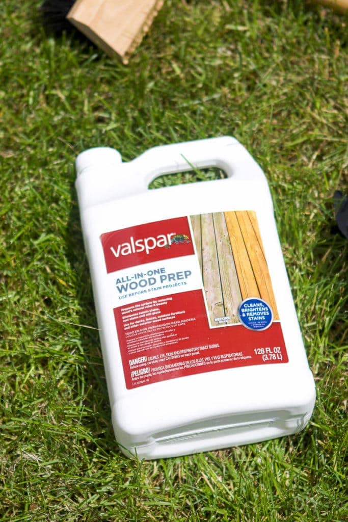 Valspar deck cleaner