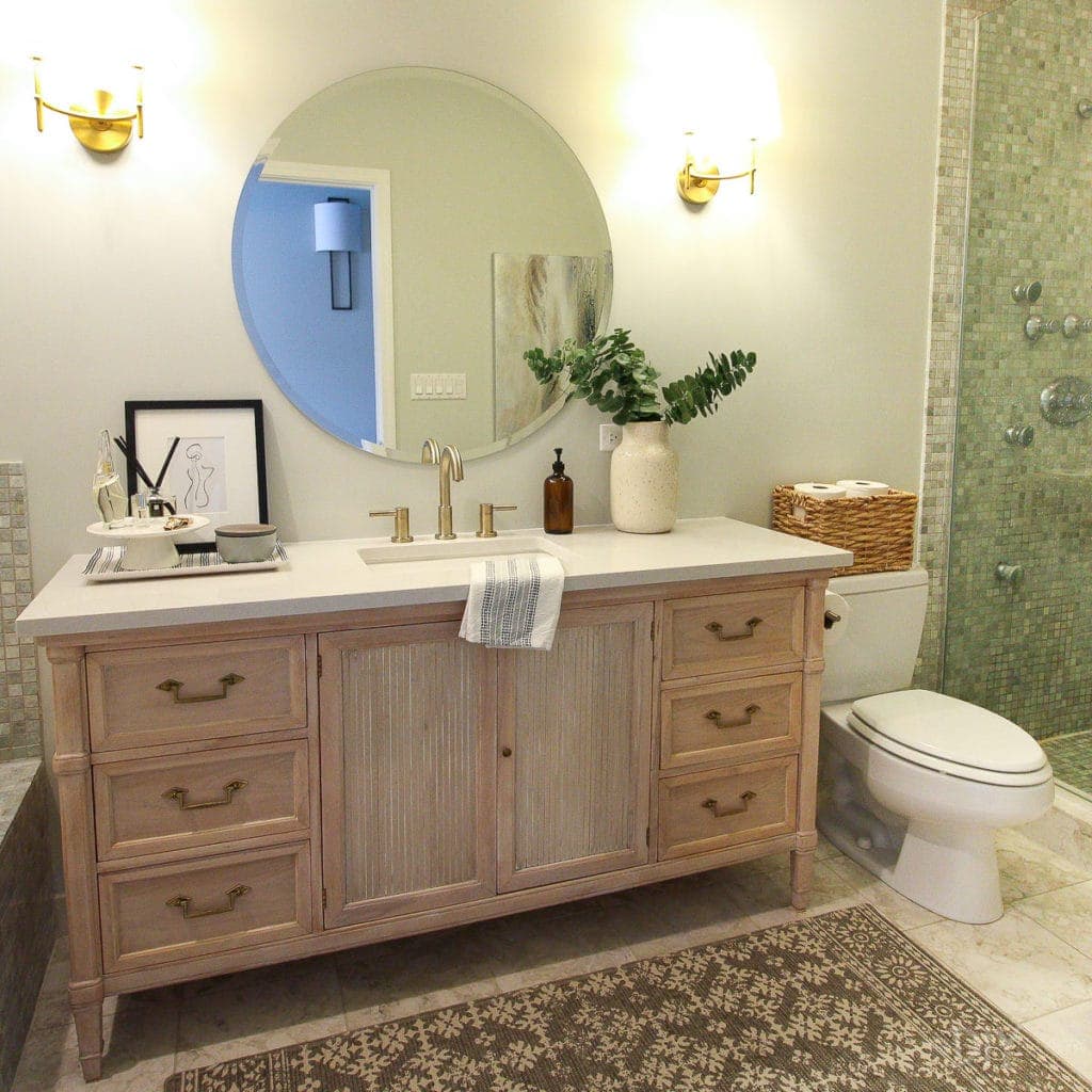 Master bathroom reveal