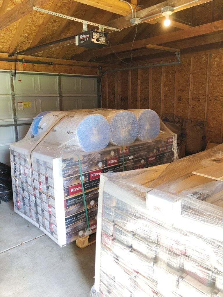 Stuga flooring shipment