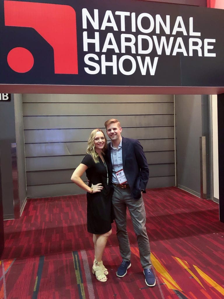 casey and finn at the national hardware show