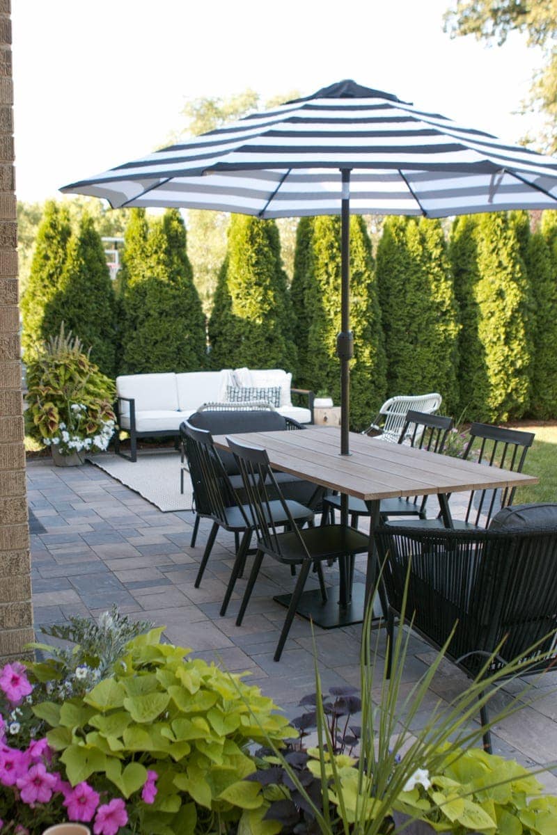 Figuring out the perfect outdoor furniture layout for your backyard