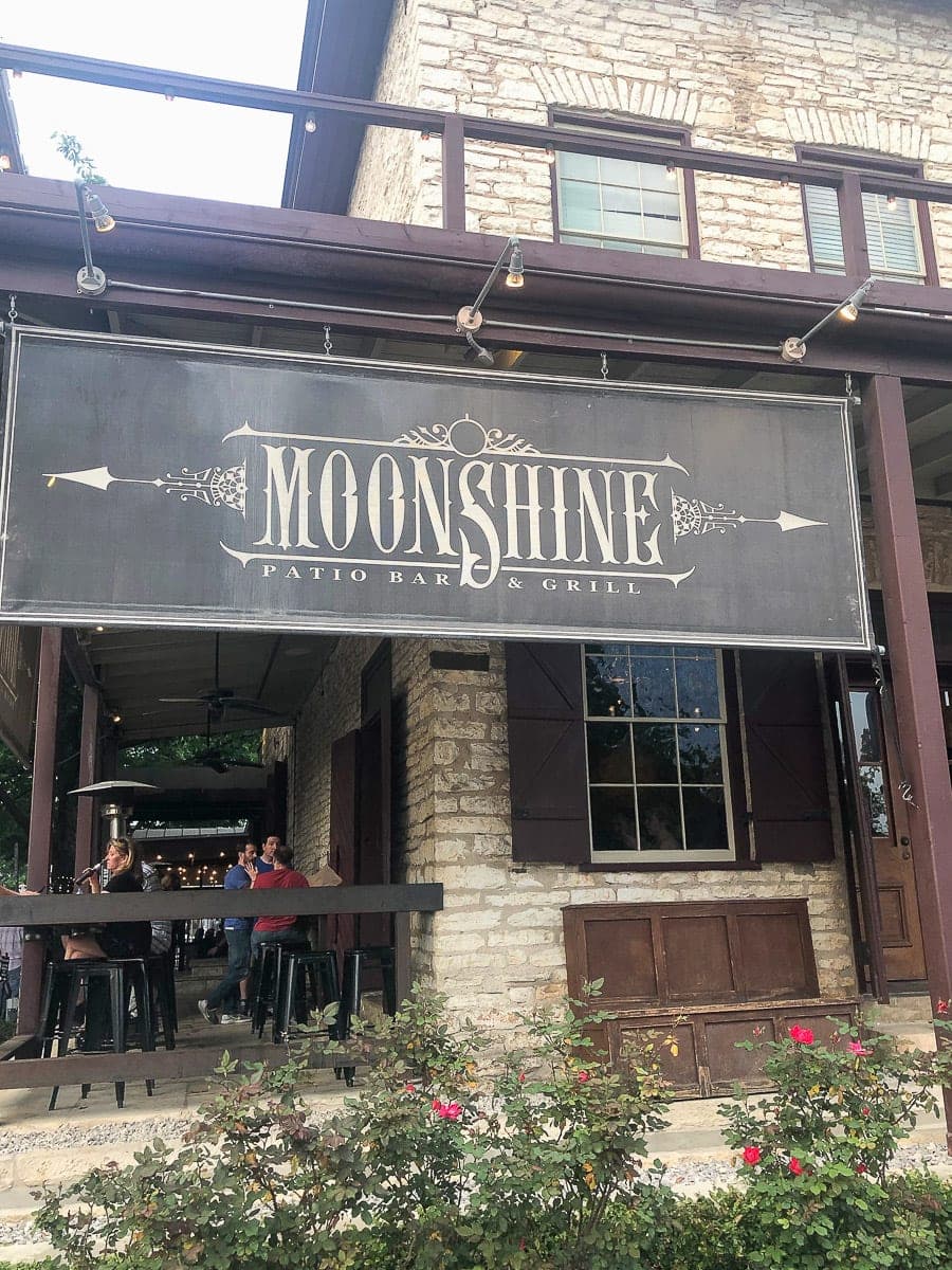 Moonshine restaurant in austin