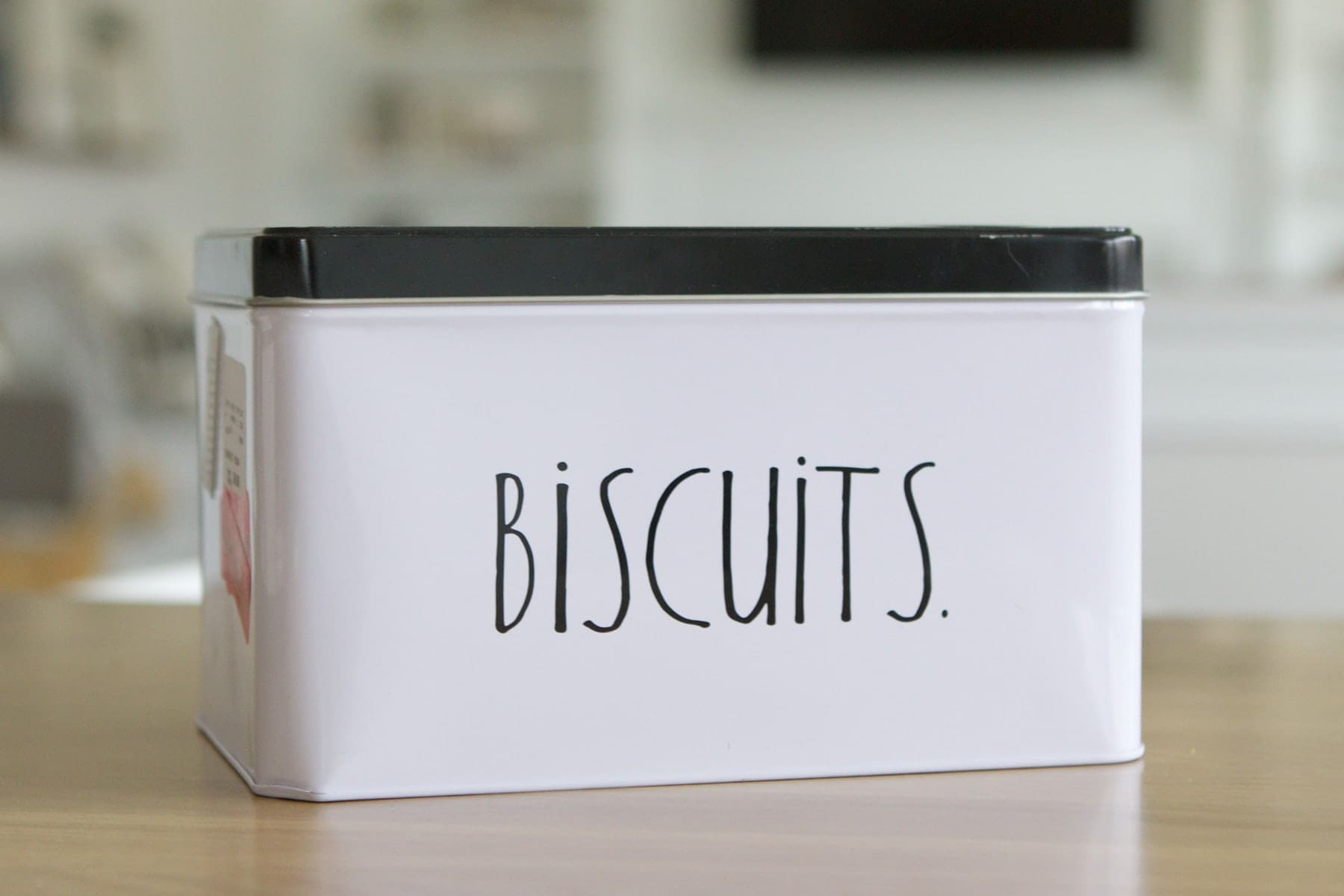 Biscuits tin from HomeGoods