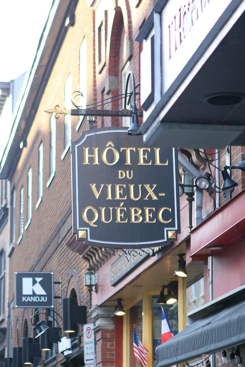 Hotel Du vieux in Quebec Cty