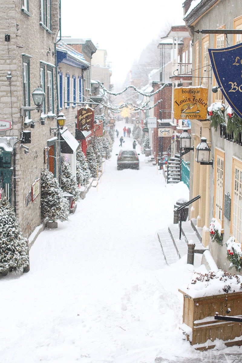 Streets in Quebec City