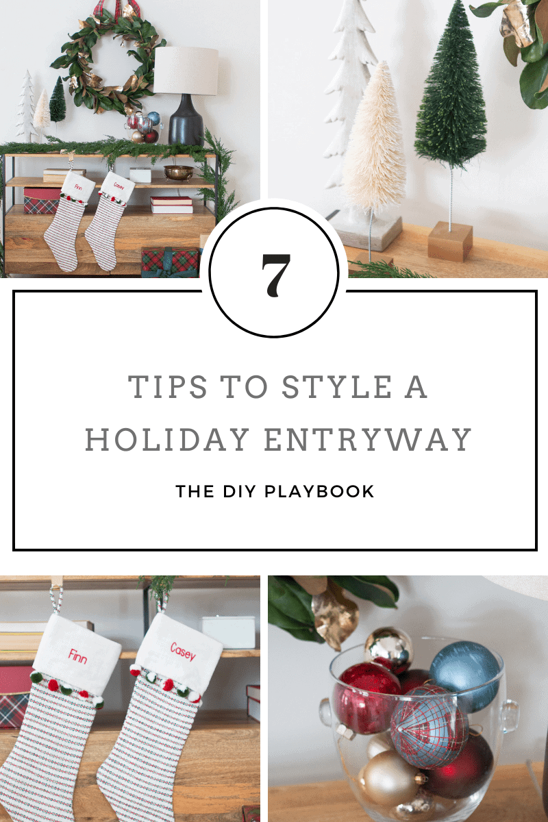 7 tips to style a holiday entry