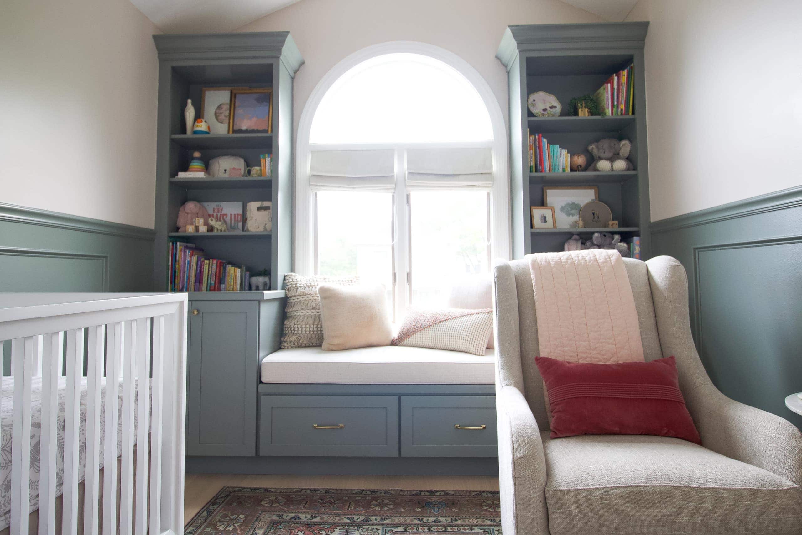 the built-ins in rorys nursery